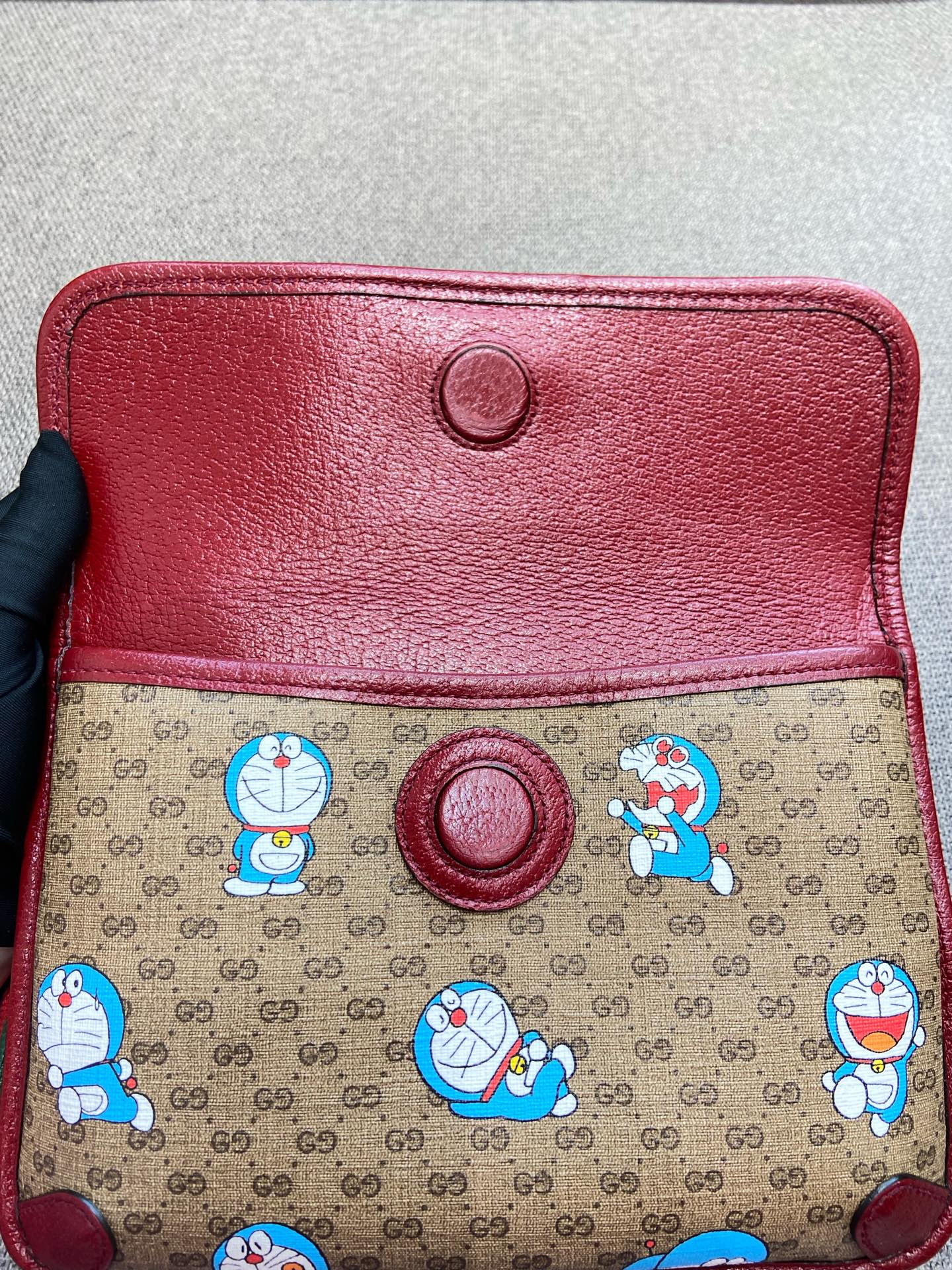 Gucci - Doraemon GG Supreme Belt Bag - GG Supreme canvas with leather trim - Multicolour - (Small)
