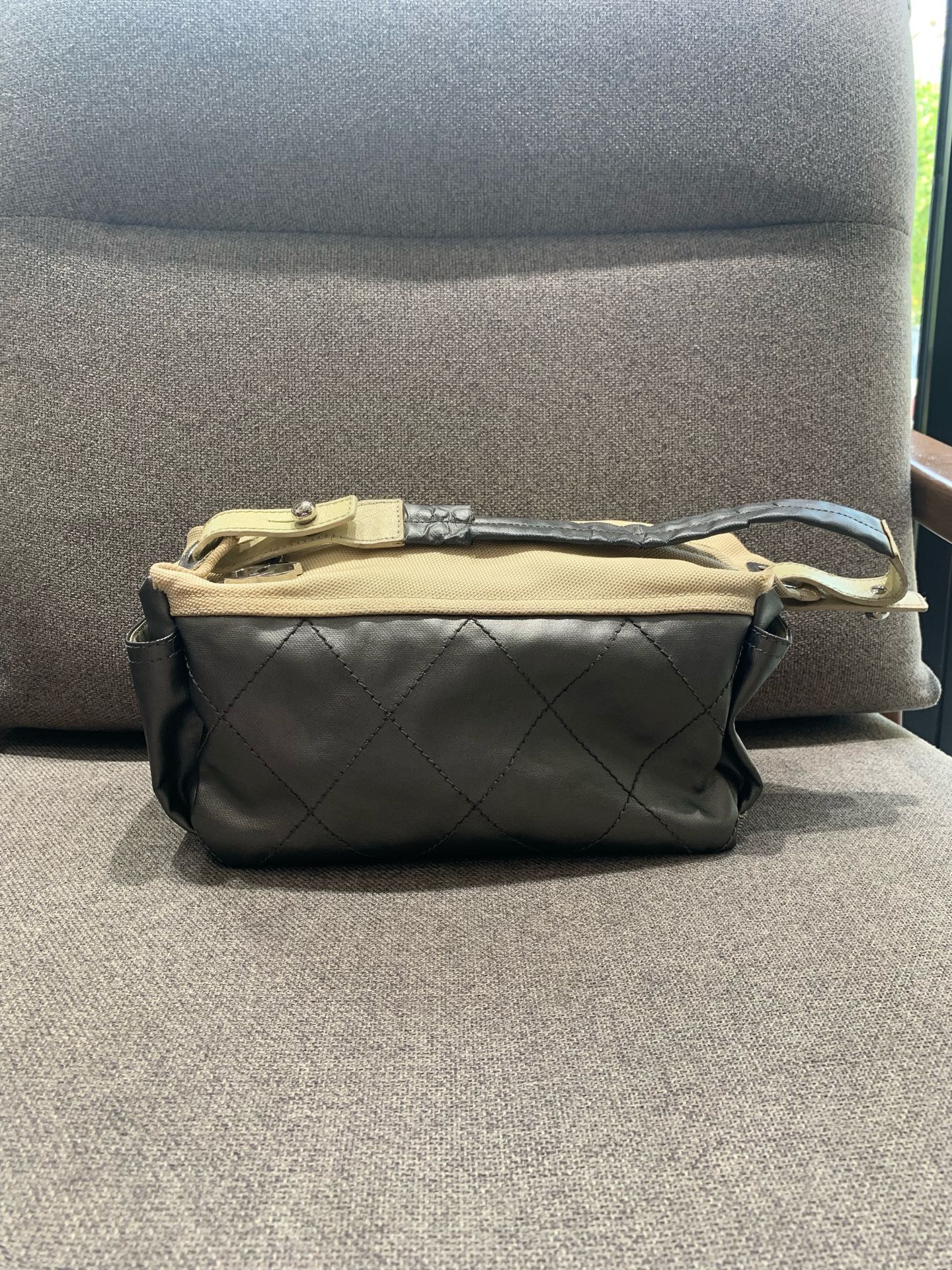 Chanel - Lunch Box Bag - Leather and Canvas - Multicolour - (medium)
