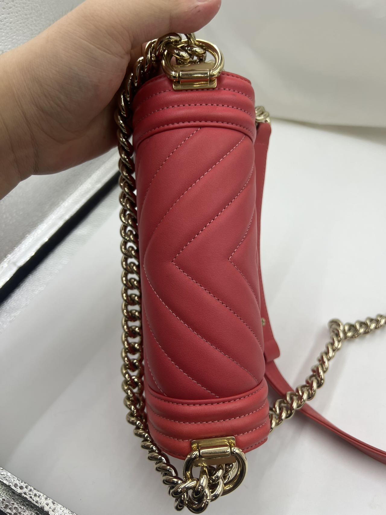 Chanel - Boy Chanel Flap Bag - Leather - Red - (Small)