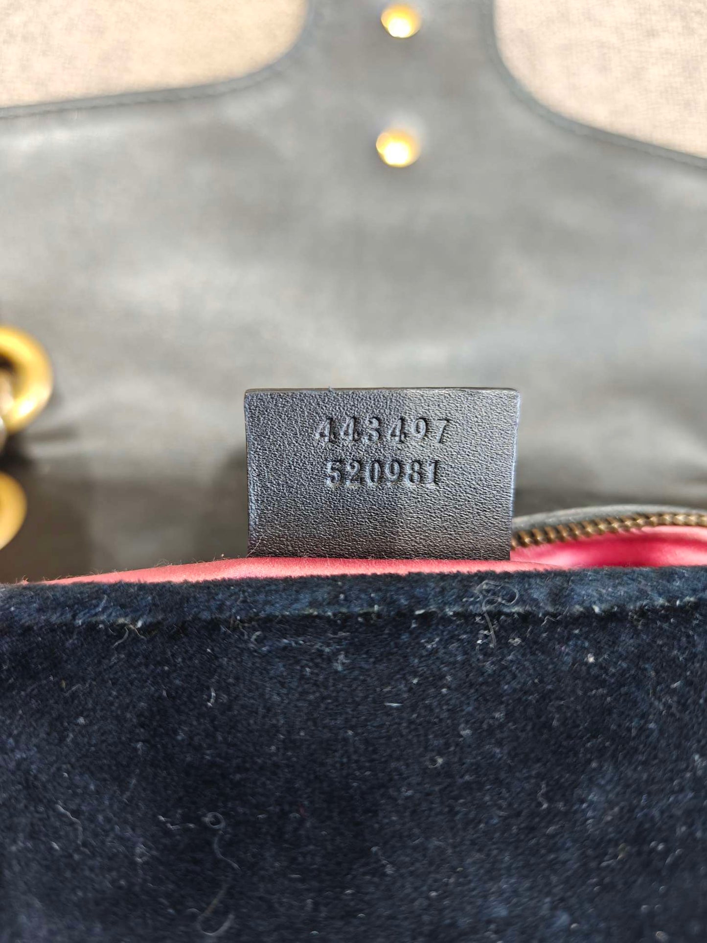 Gucci - GG Marmont 26 Rhinestone Velvet Shoulder/Crossbody Bag - Velvet - Black - (Medium)