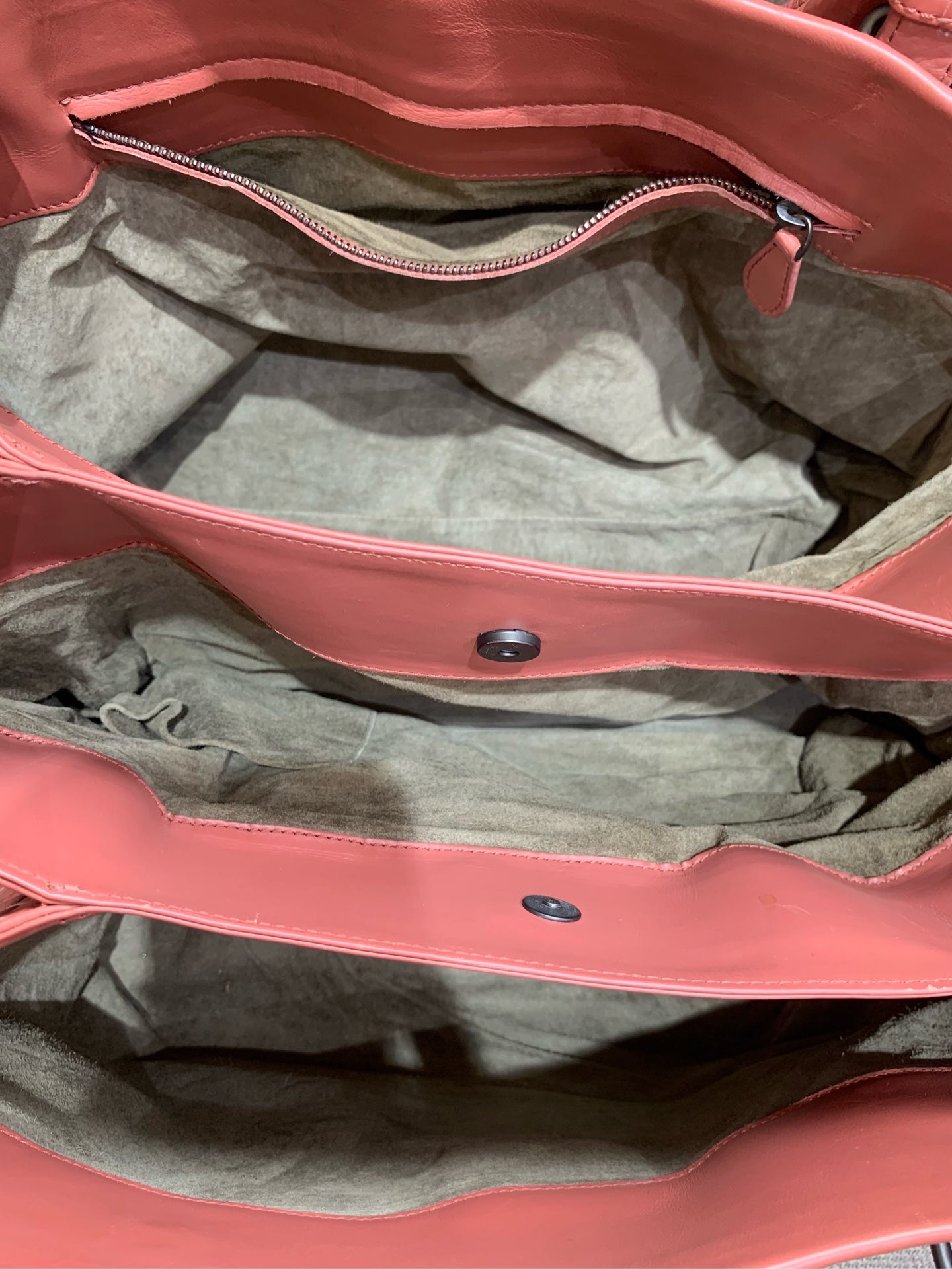 Bottega Veneta - Roma - Leather - Pink - (Large)