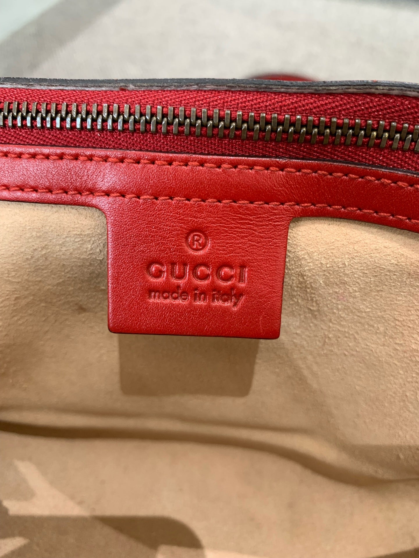 Gucci - GG Marmont - Leather - Red - (small)