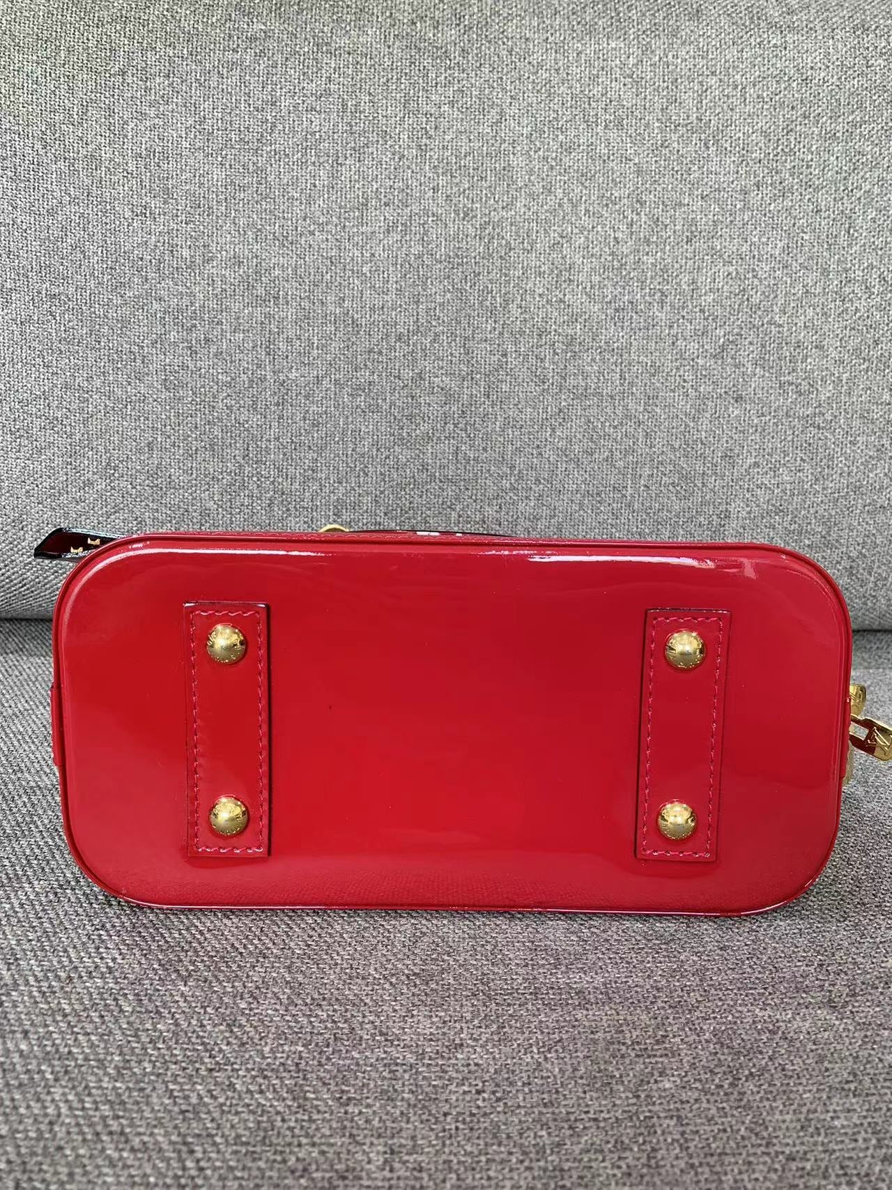 Louis Vuitton - Alma BB - Patent leather - Red - (Mini)