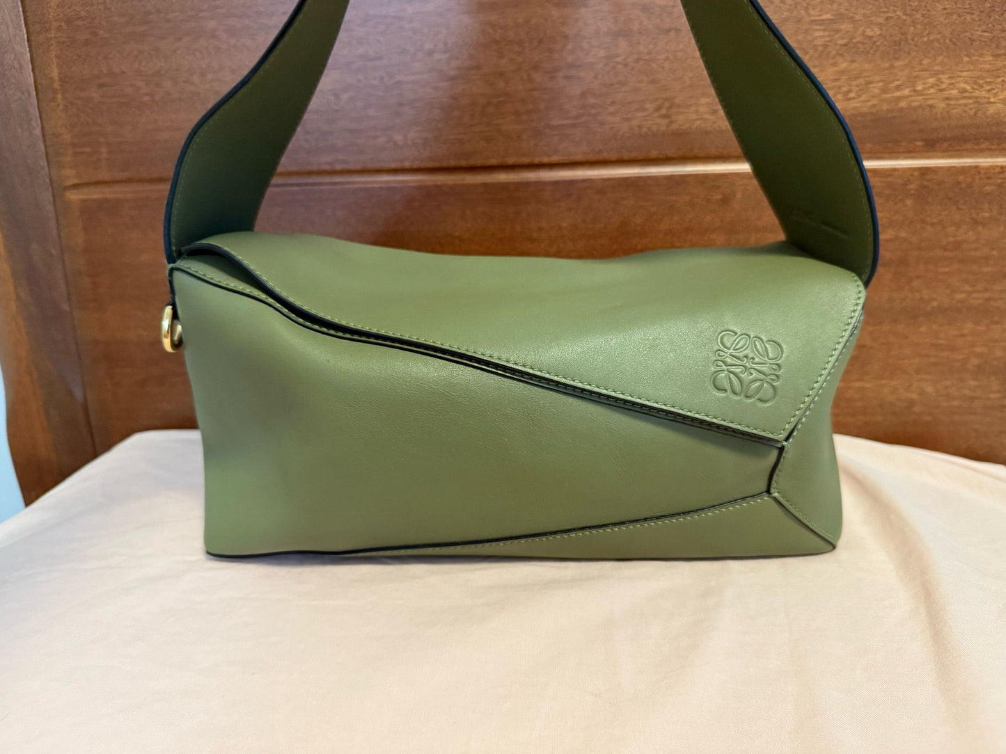 Loewe - Puzzle Hobo Bag - Nappa Calfskin leather - Avocado Green - (small)
