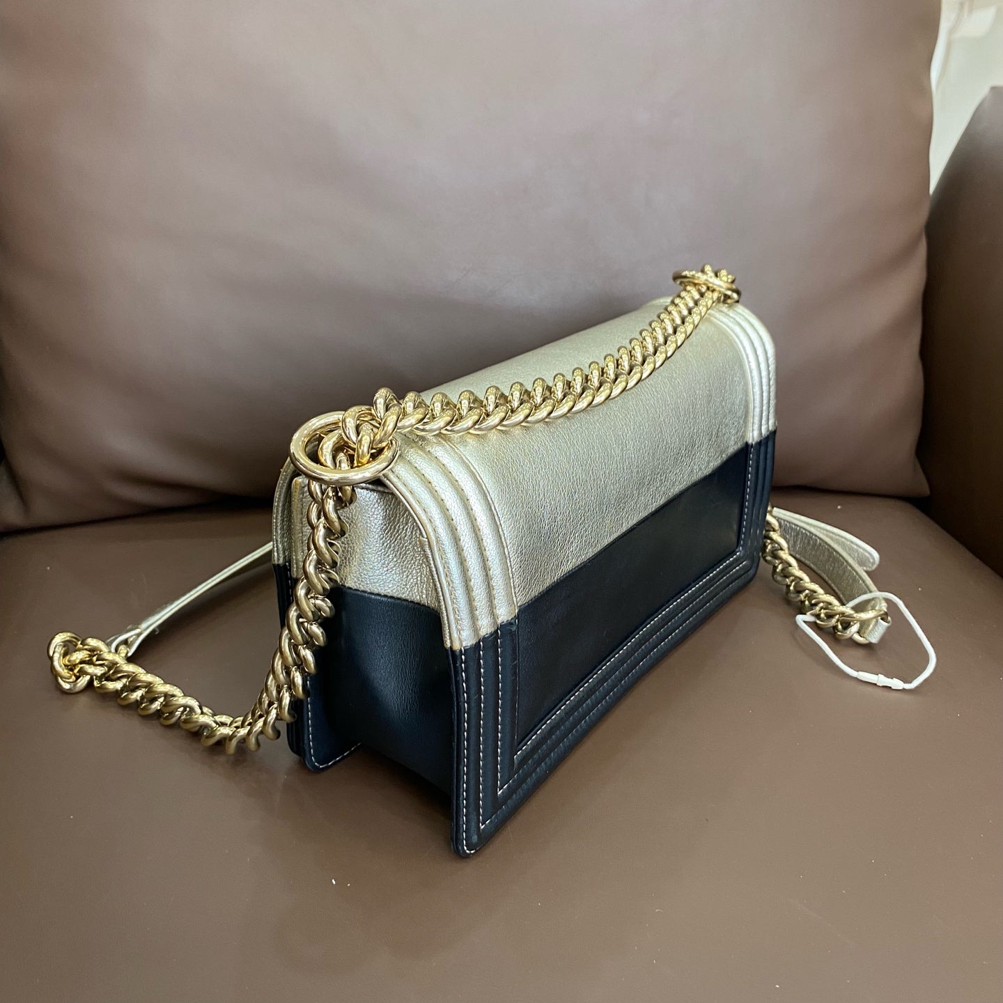 Chanel - Le Boy Medium - Leather - Multicolour - (medium)