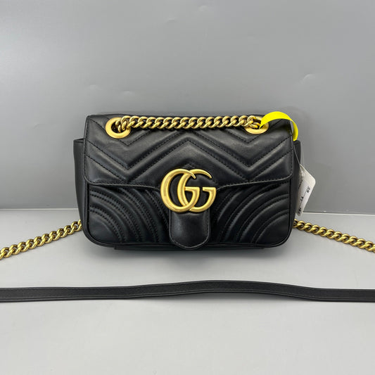 Gucci - Marmont 22 - Leather - Black - (mini)