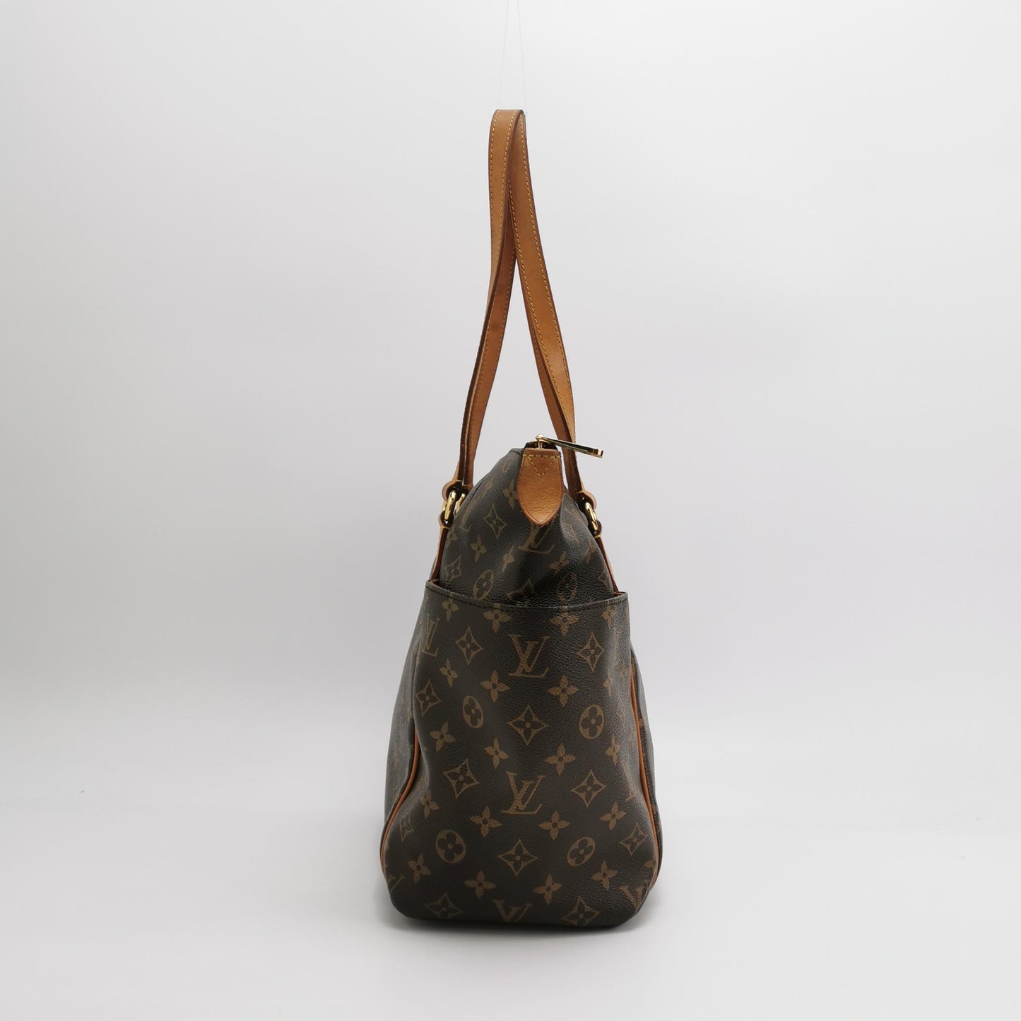 Louis Vuitton - Batignolles Vertical - Monogram coated canvas with Vachetta leather trim - Brown - (Medium)