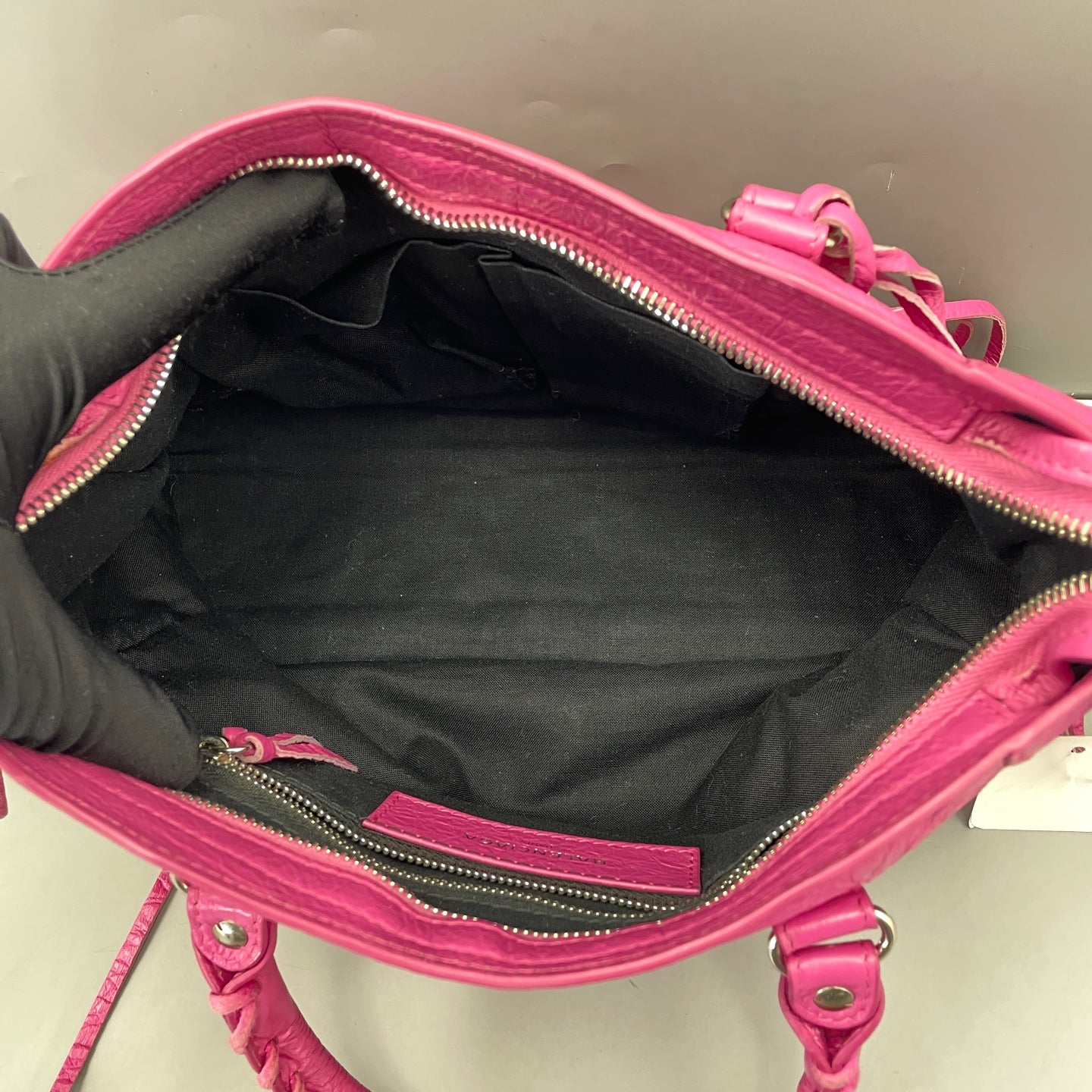 Balenciaga - City Bag - Distressed lambskin leather - Pink - (small)