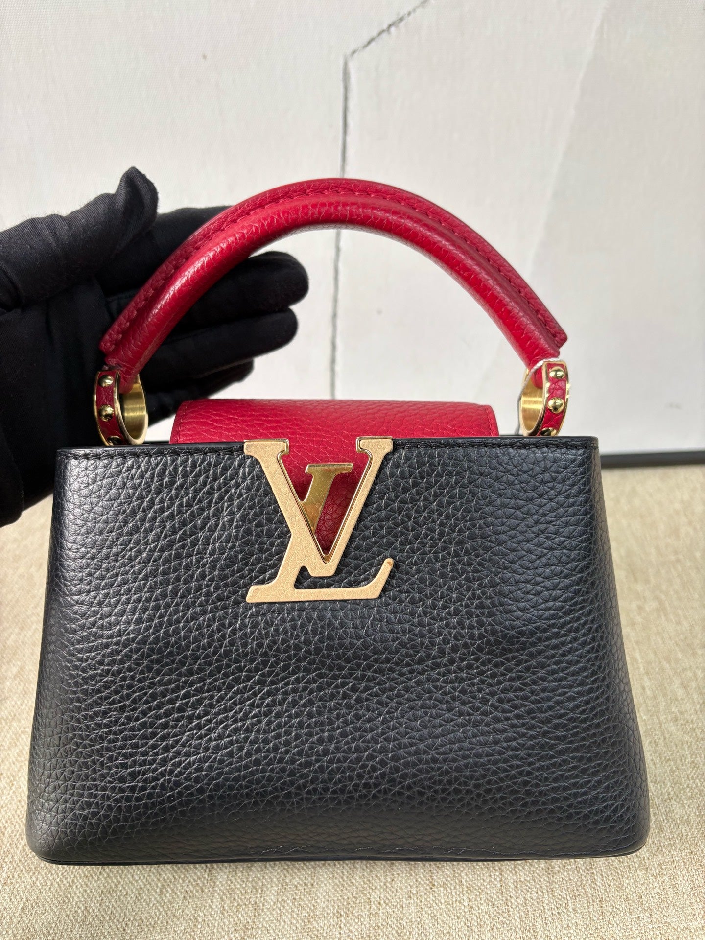 Louis Vuitton - Capucines Mini - Grained leather - Multicolour - (mini)