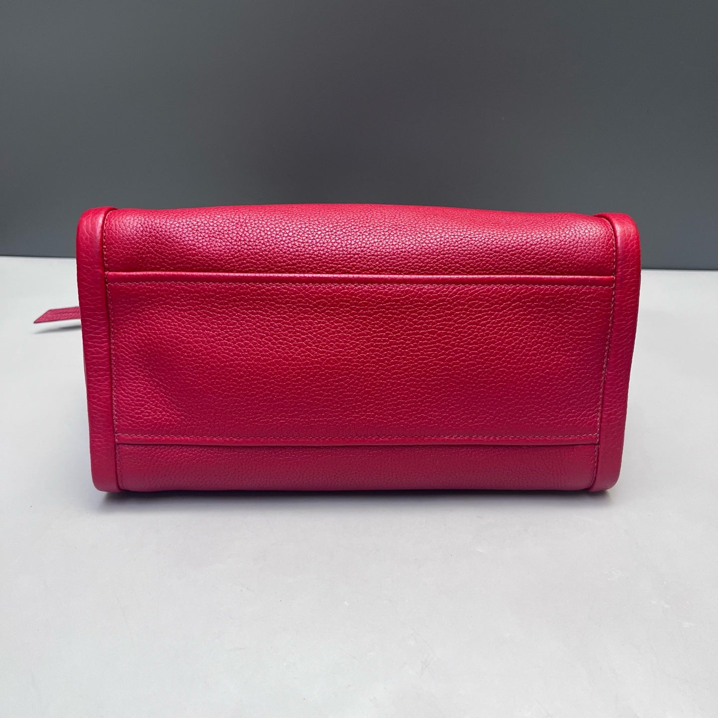 Prada - Galleria Tote - Grained calfskin leather - Red - (medium)