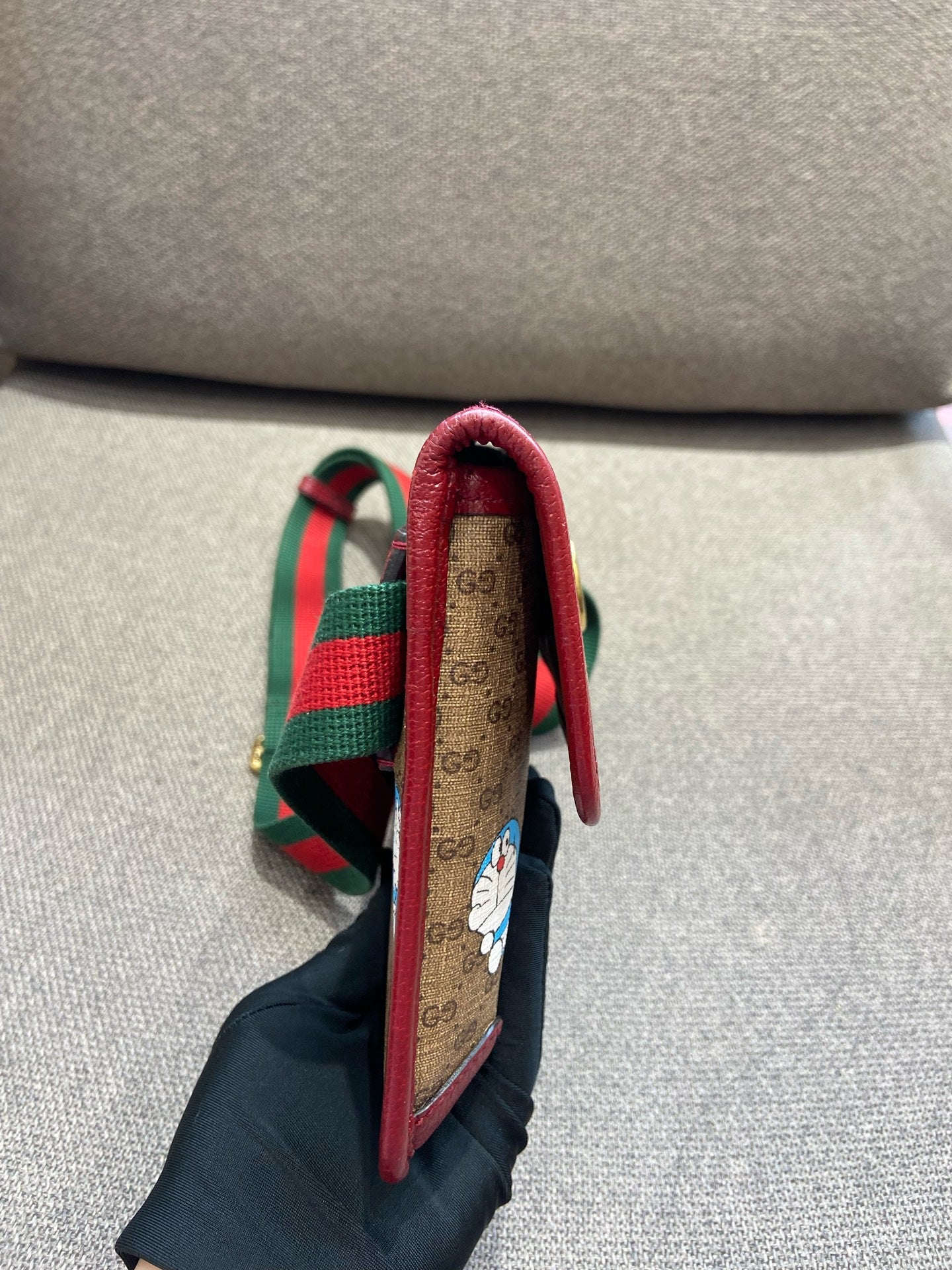 Gucci - Doraemon GG Supreme Belt Bag - GG Supreme canvas with leather trim - Multicolour - (Small)