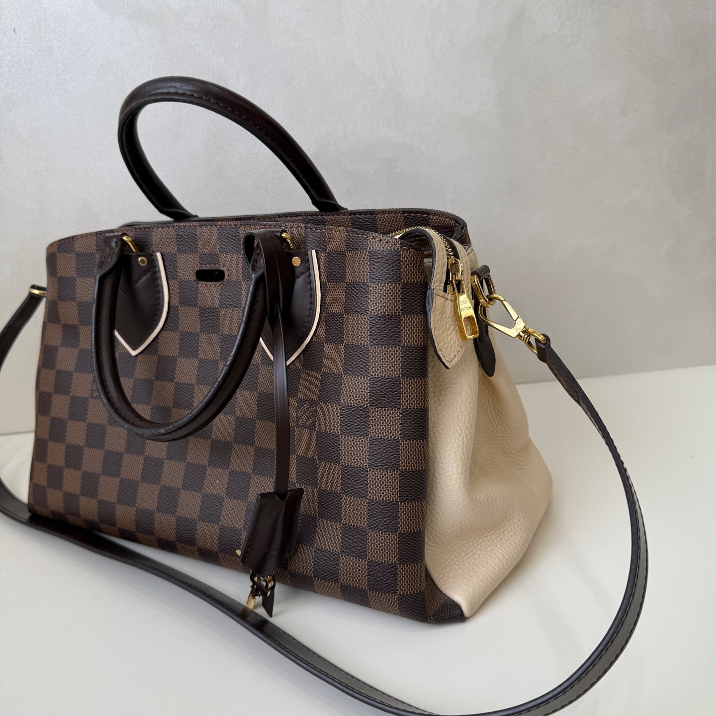 Louis Vuitton - Normandie - Coated canvas and Taurillon leather - Brown and Beige - (Medium)