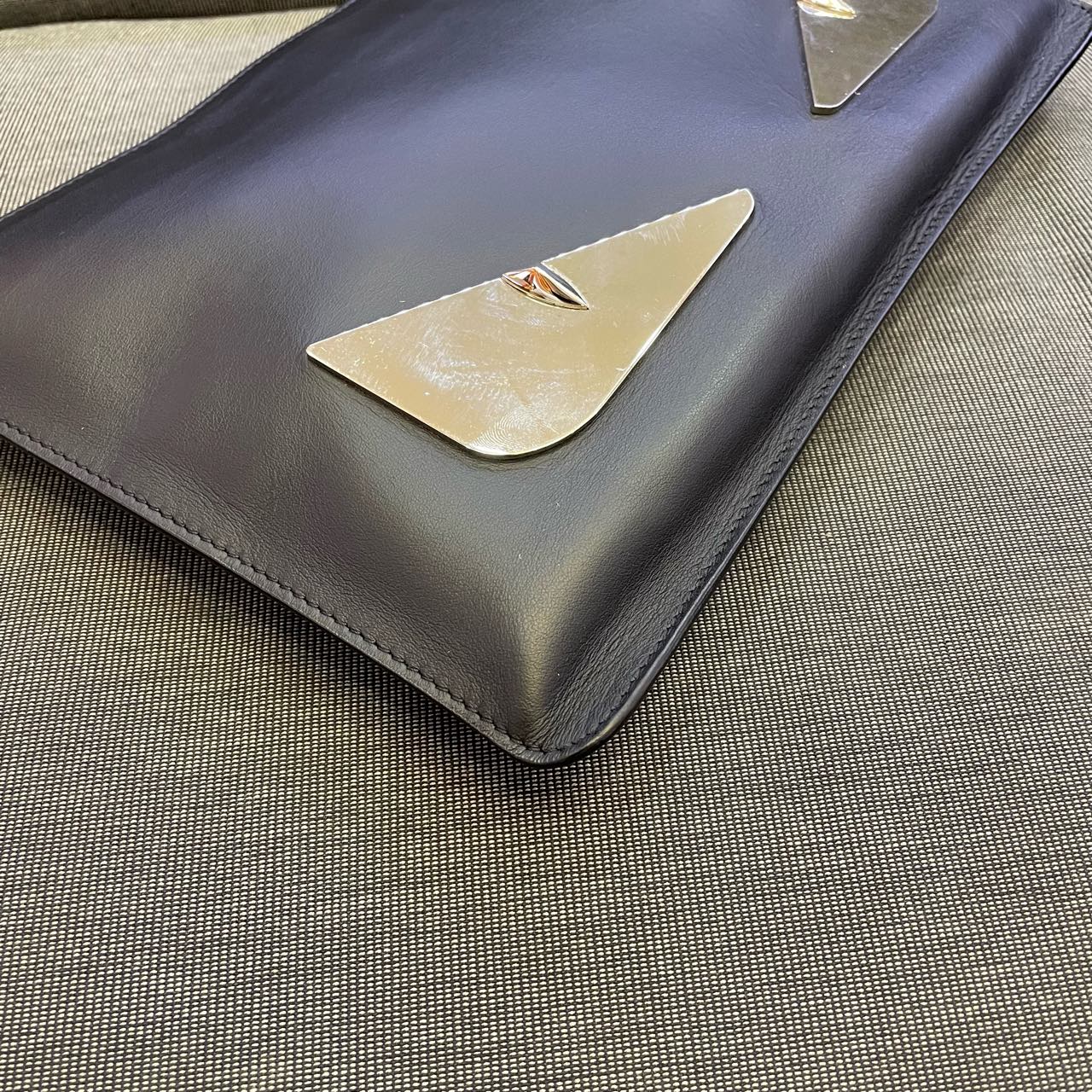 Fendi - Monster Pouch - Leather - Black - (medium)