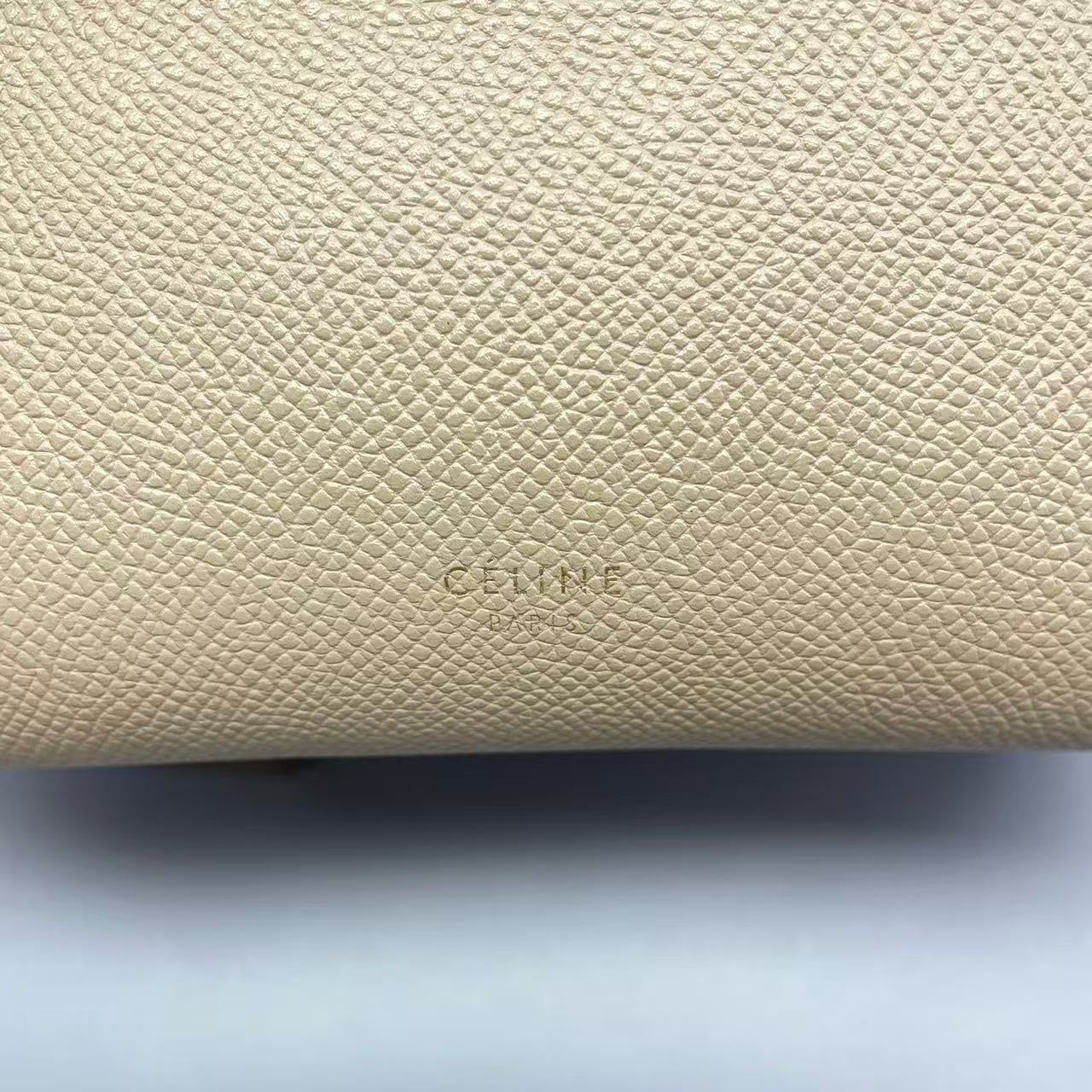 Celine - Belt Bag Nano - Grained calfskin leather - Beige - (mini)