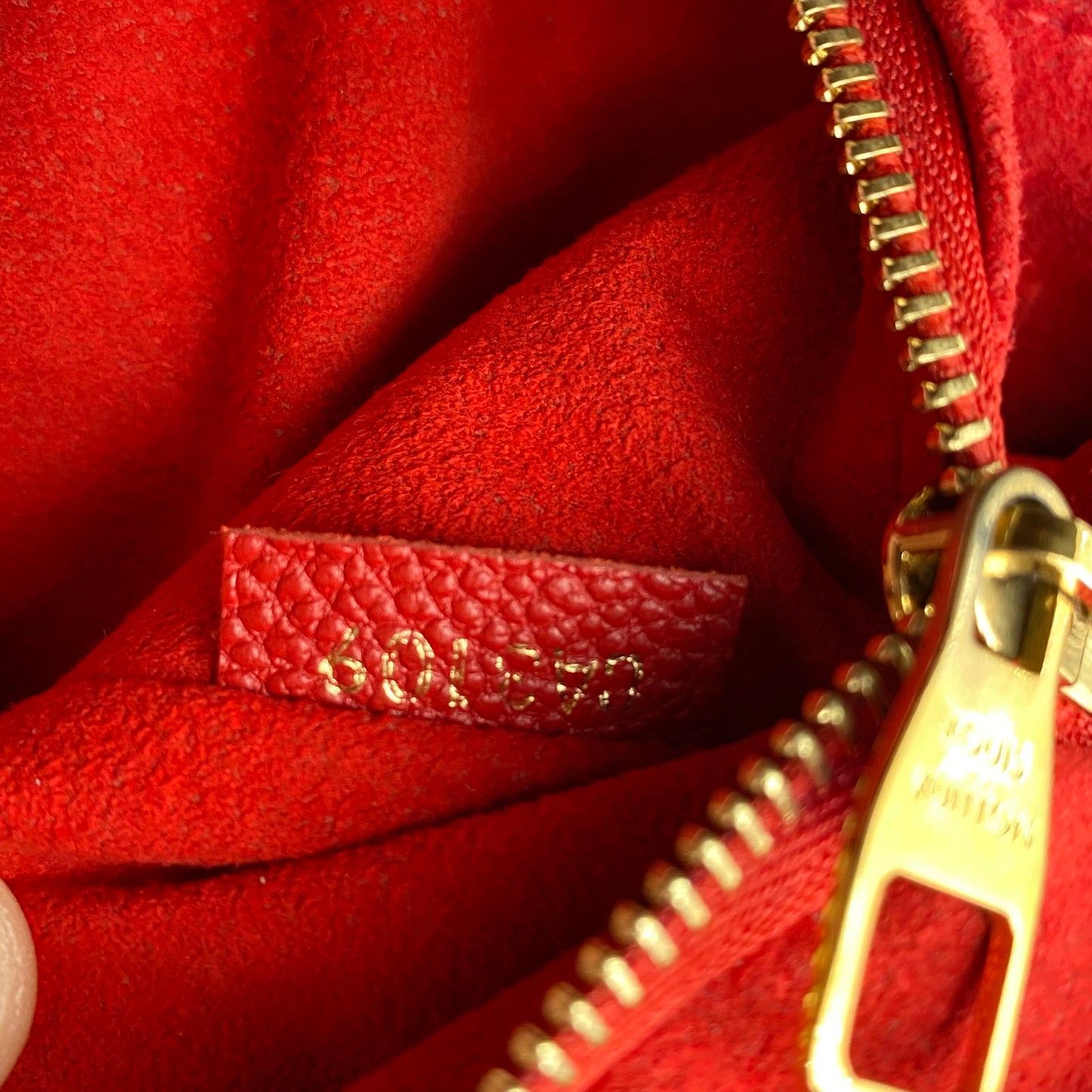 Louis Vuitton - Monogram Bicolor Flap Bag - Monogram coated canvas with grained leather trim - Brown and Red - (Small)