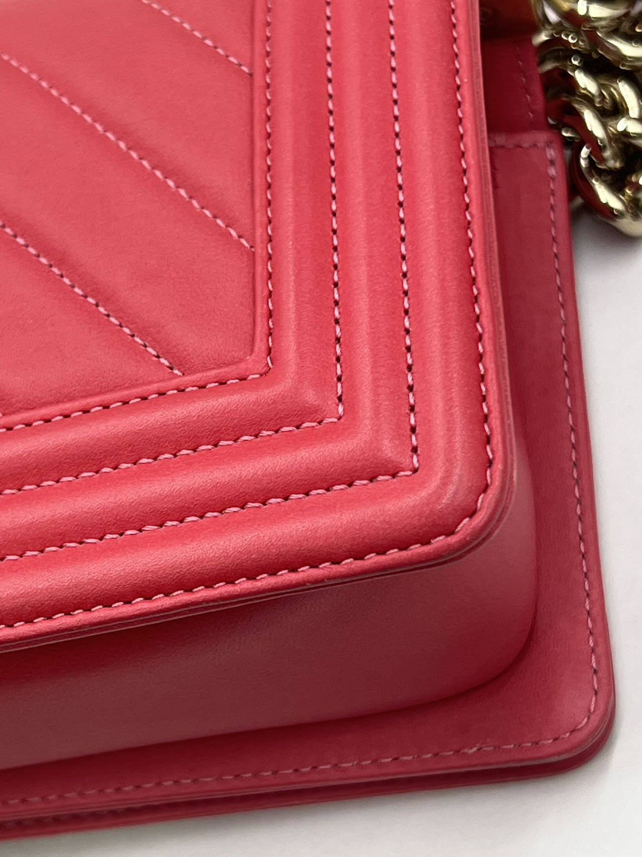 Chanel - Boy Chanel Flap Bag - Leather - Red - (Small)
