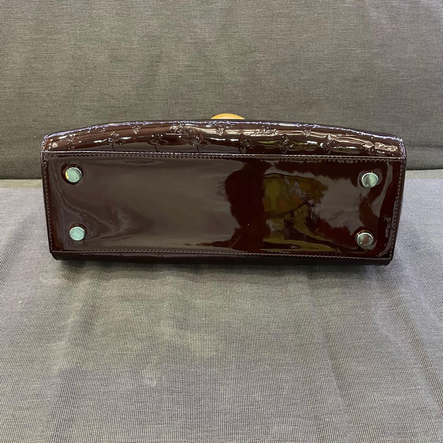 Louis Vuitton - Doctors Bag - Patent leather - Burgundy - (medium)
