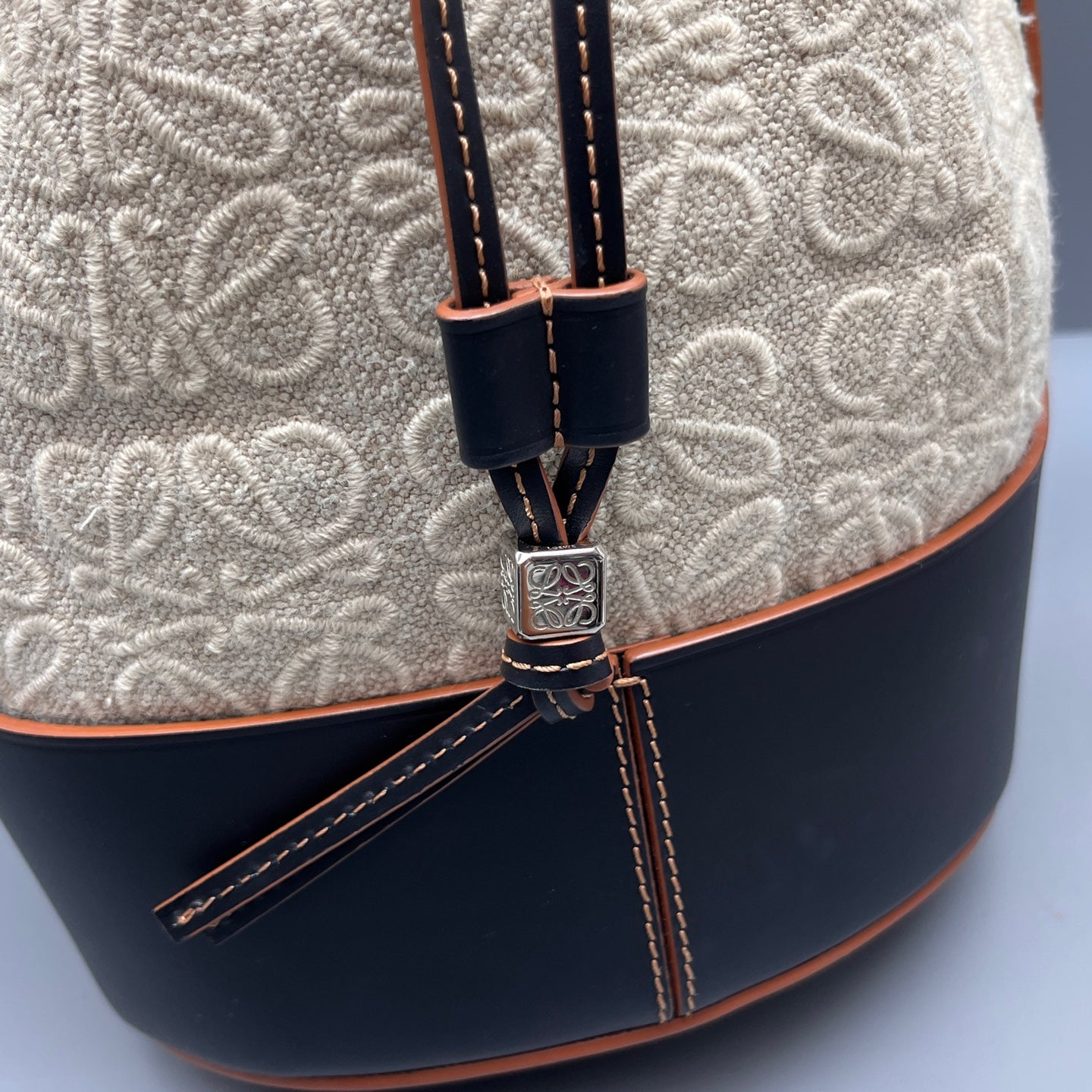 Loewe - Balloon Bucket Bag - Leather, Canvas - Multicolour - (mini)