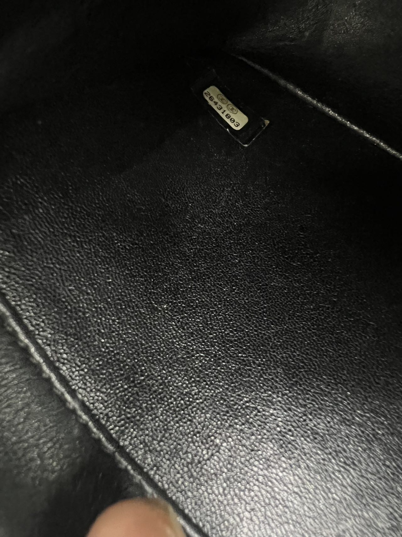 Chanel - Flap Bag - Lambskin leather - Black - (medium)