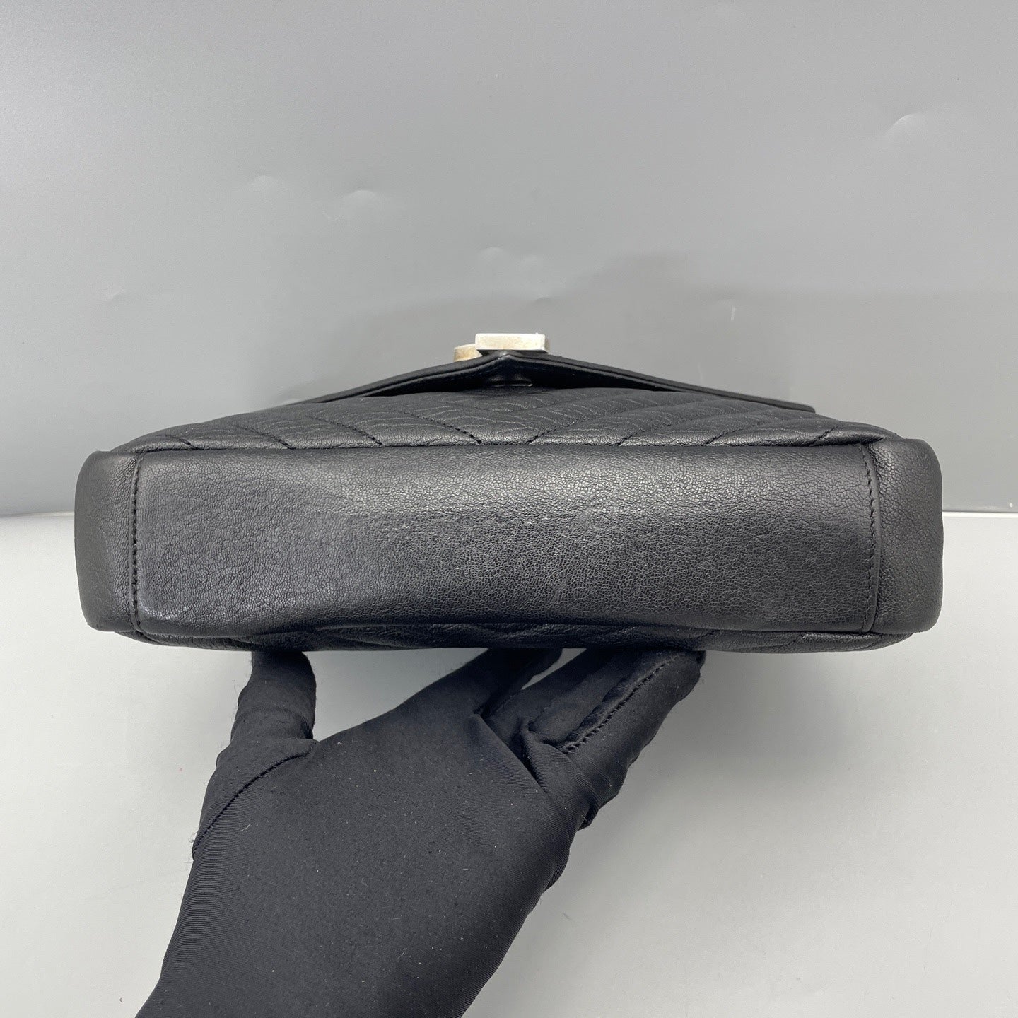 Saint Laurent - Monogram Collège Bag - Grained leather - Black - (small)