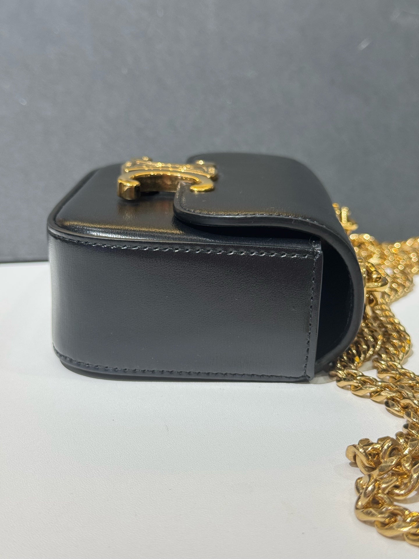 Celine - Claude - Smooth calfskin leather - Black - (mini)
