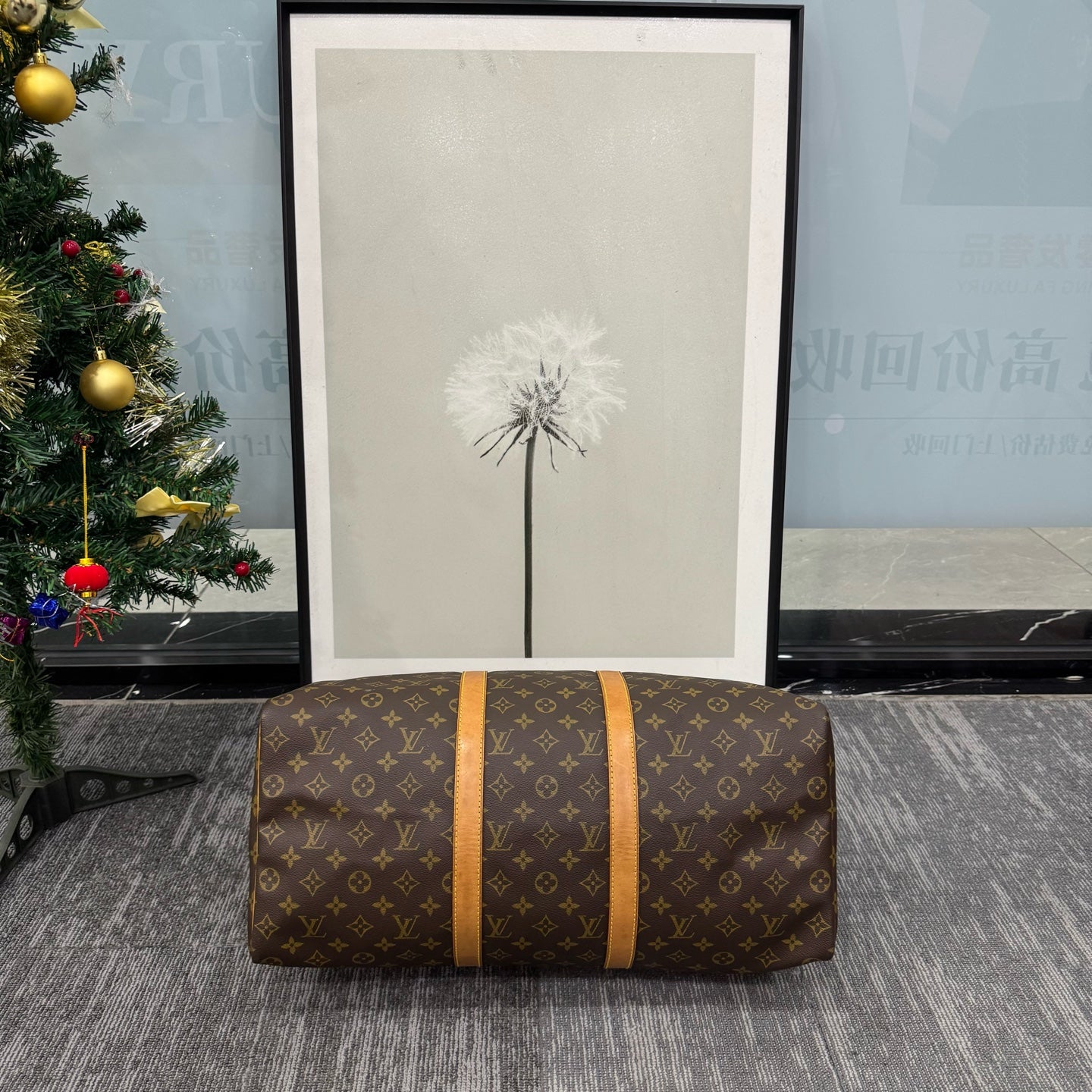 Louis Vuitton - Keepall 50 - Monogram coated canvas with Vachetta leather trim - Brown - (large)