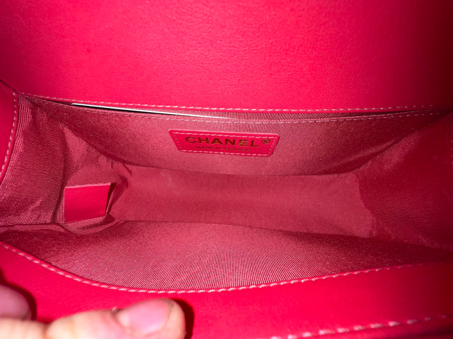 Chanel - Boy Chanel Flap Bag - Leather - Red - (Small)