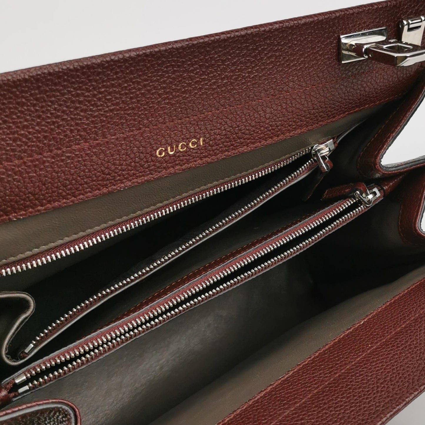 Gucci - Zumi - Leather - Burgundy - (small)