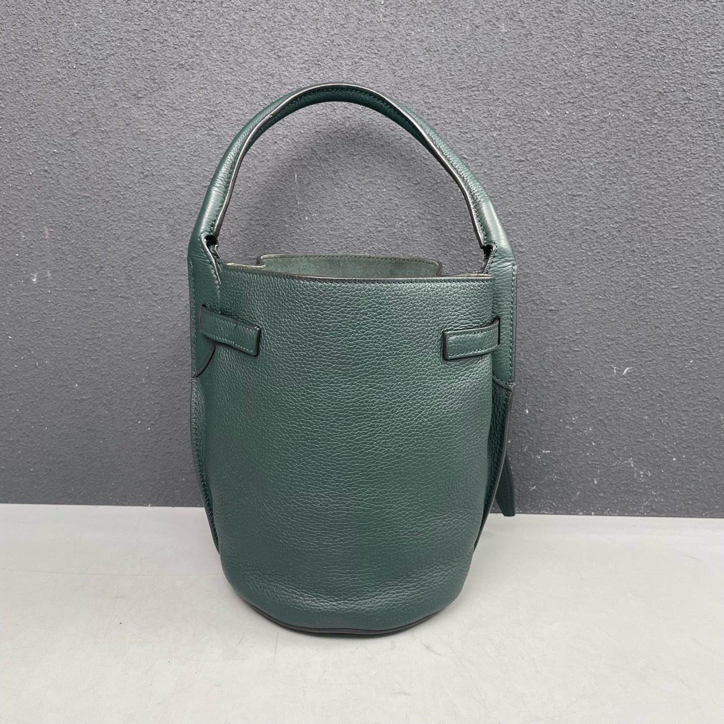 Celine - Big Bag Bucket Nano - Leather - Dark Green - (mini)