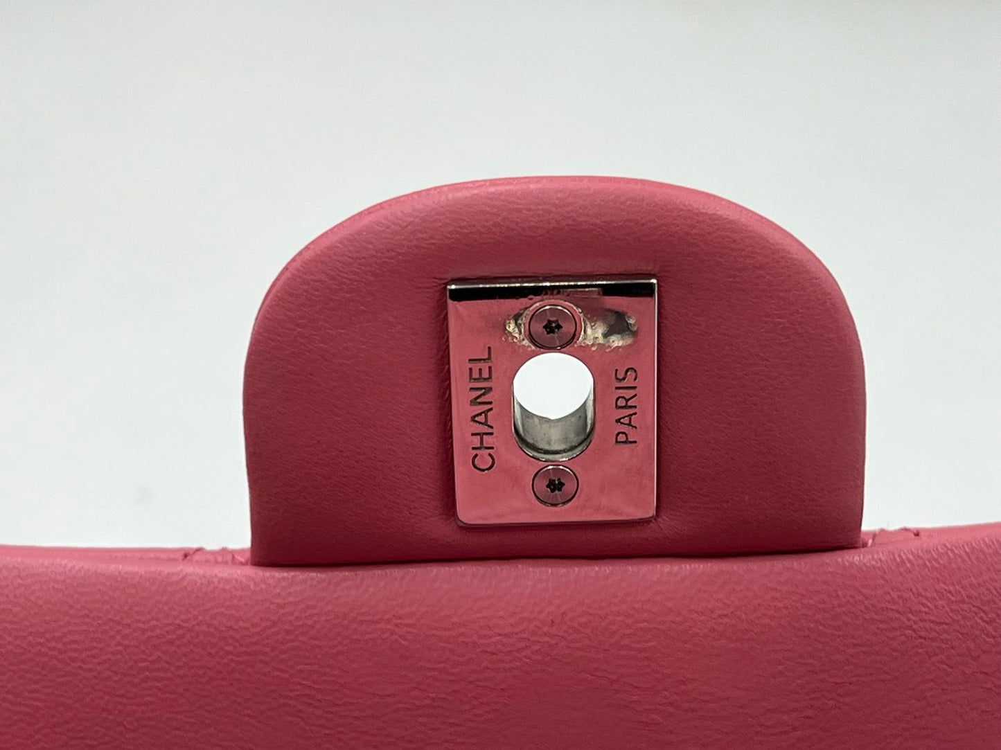 Chanel - Classic Flap (Rectangular Mini) - Lambskin leather - Pink - (mini)