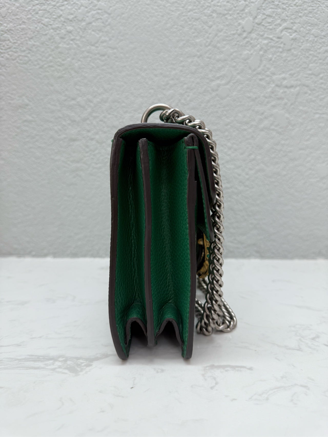 Gucci - Dionysus - Pebbled leather - Green - (medium)