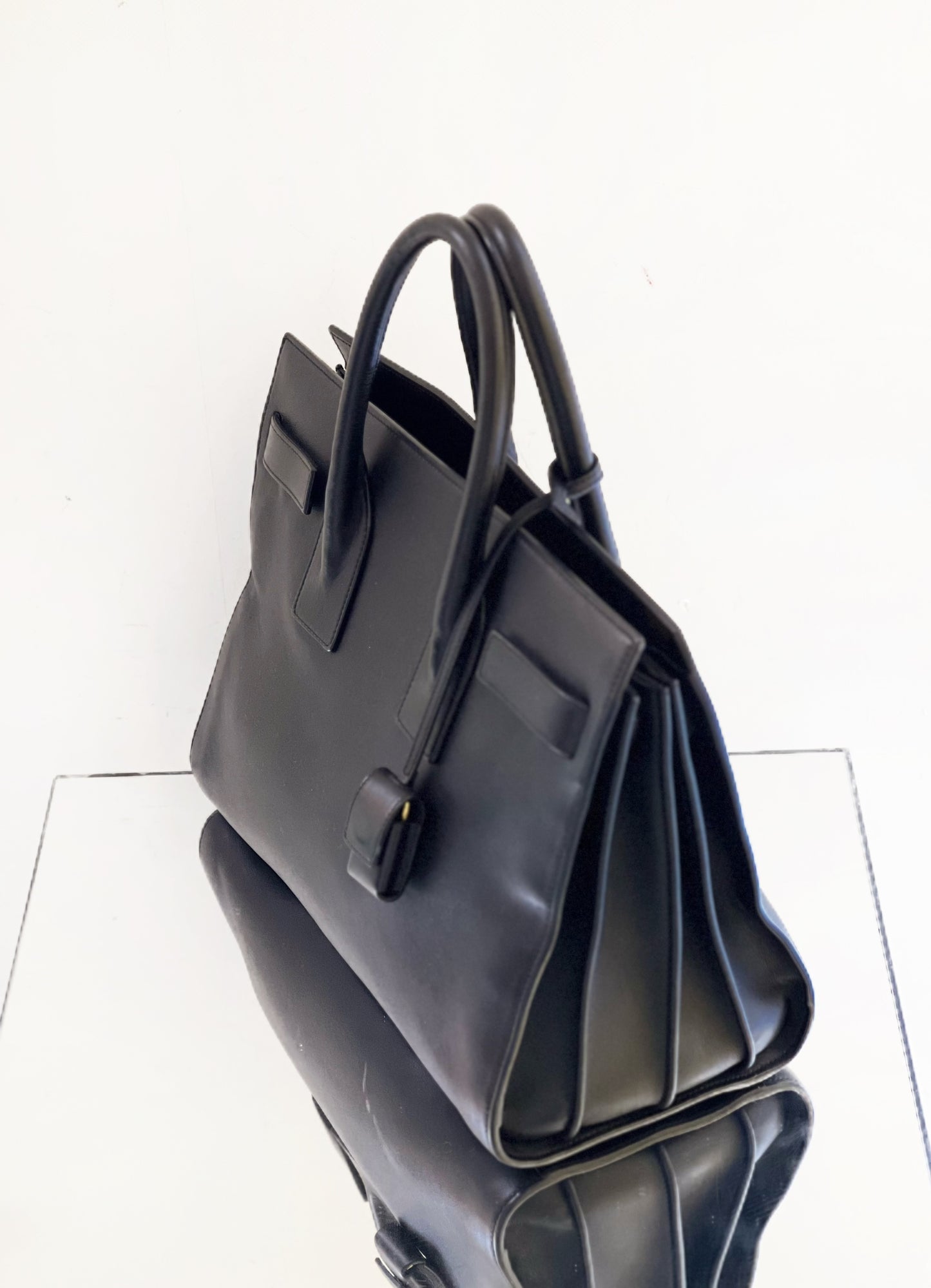 Saint Laurent - Sac de Jour - Smooth cowhide leather - Black - (Small)