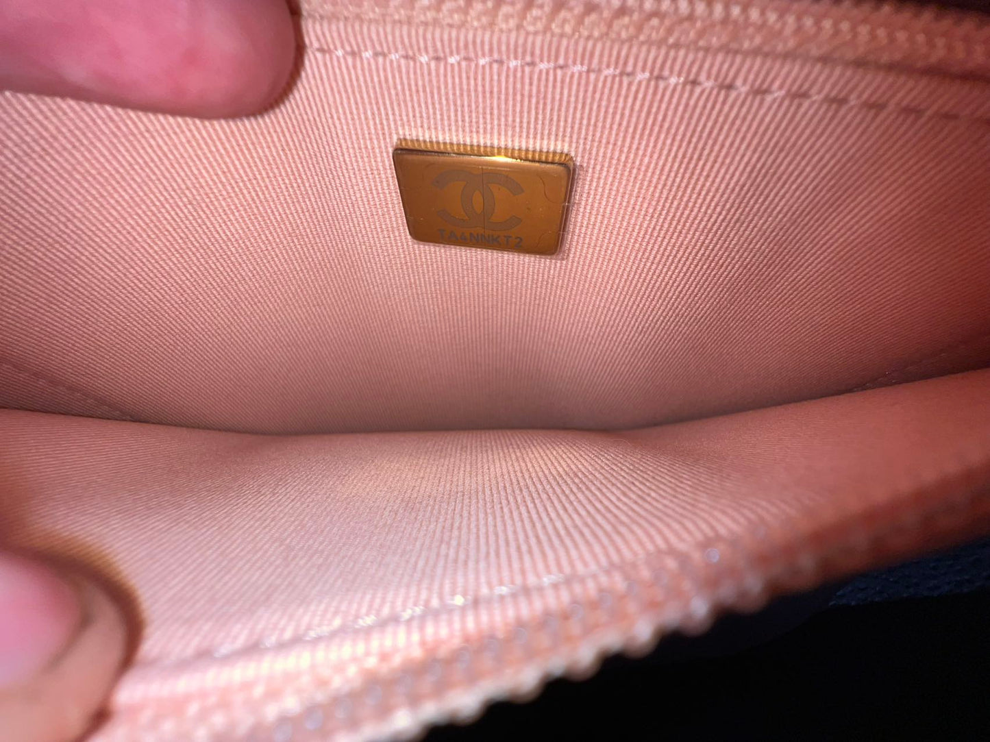 Chanel - Chanel 19 Wallet On Chain (WOC) - Lambskin leather - Pink with Mixed-Tone Hardware - (mini)