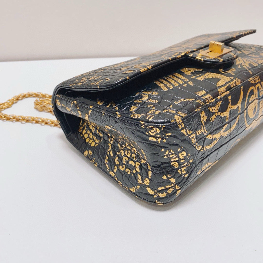 Chanel - 2.55 Reissue Limited Edition - Cowhide leather - Black - (Small)