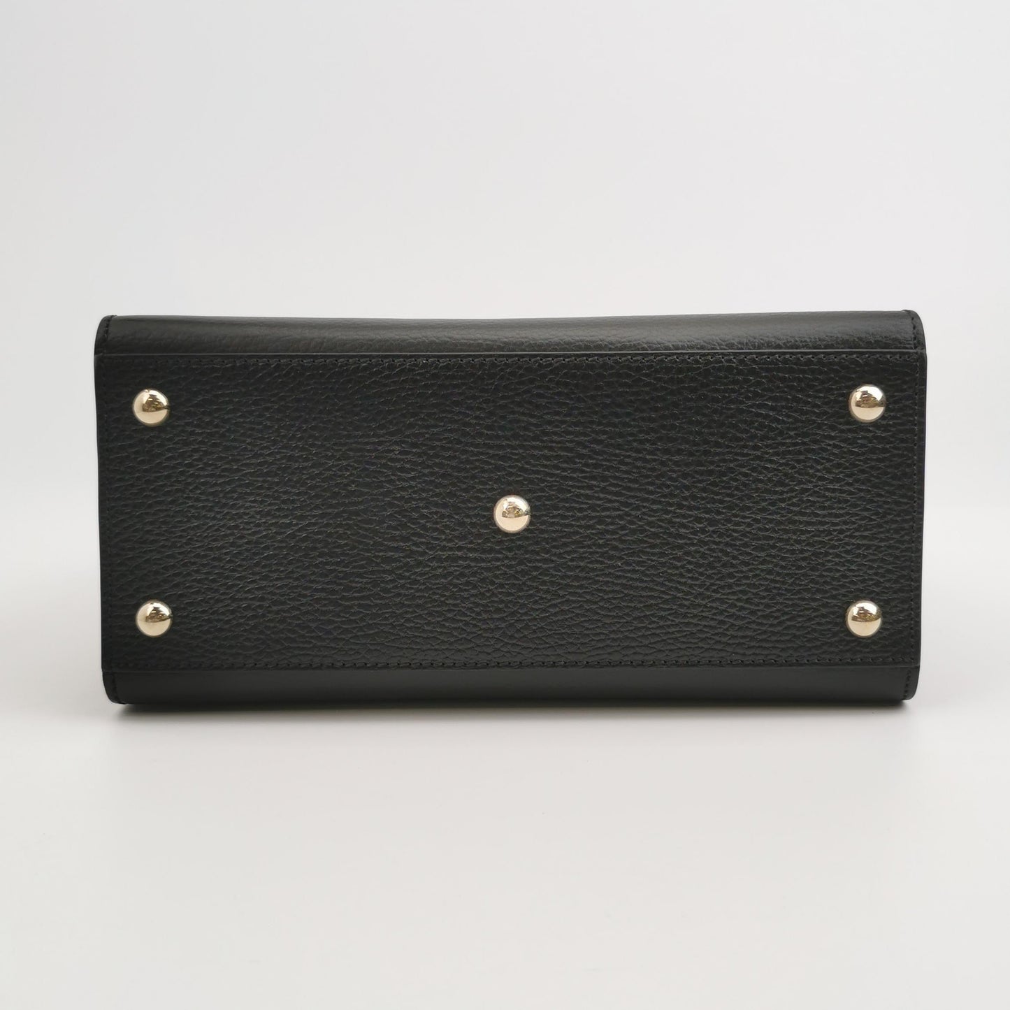 Gucci - Soho Leather Top Handle Bag - Grained leather - Black - (Medium)