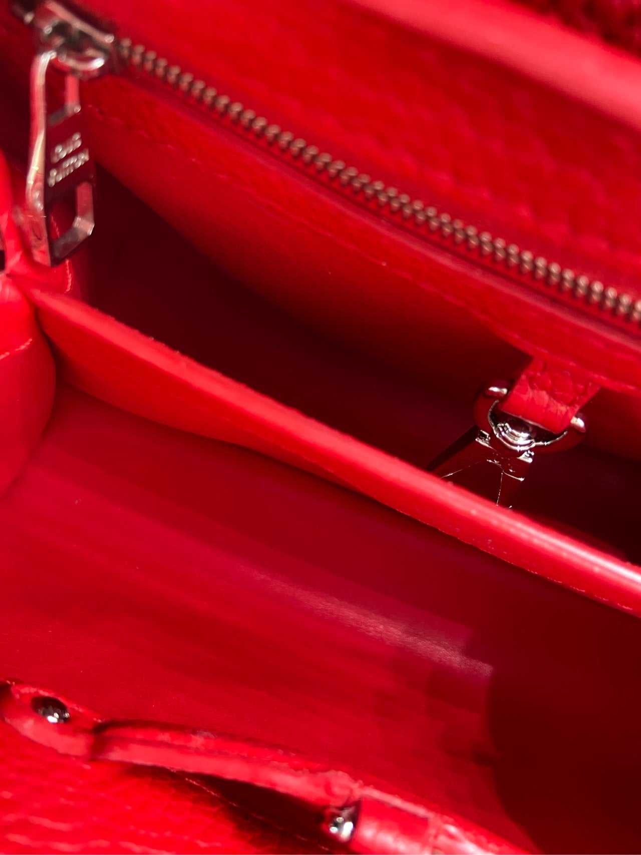 Louis Vuitton - Capucines BB - Taurillon leather - Red - (small)