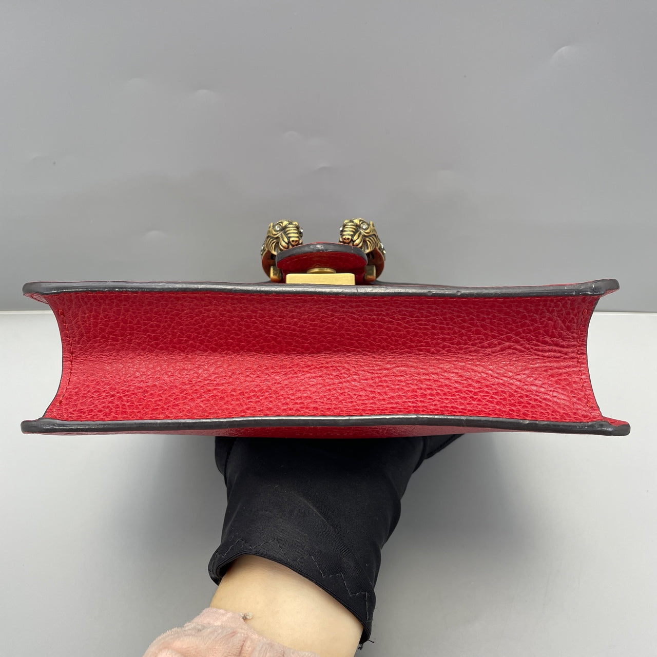 Gucci - Dionysus Small Shoulder Bag - Leather - Red - (small)