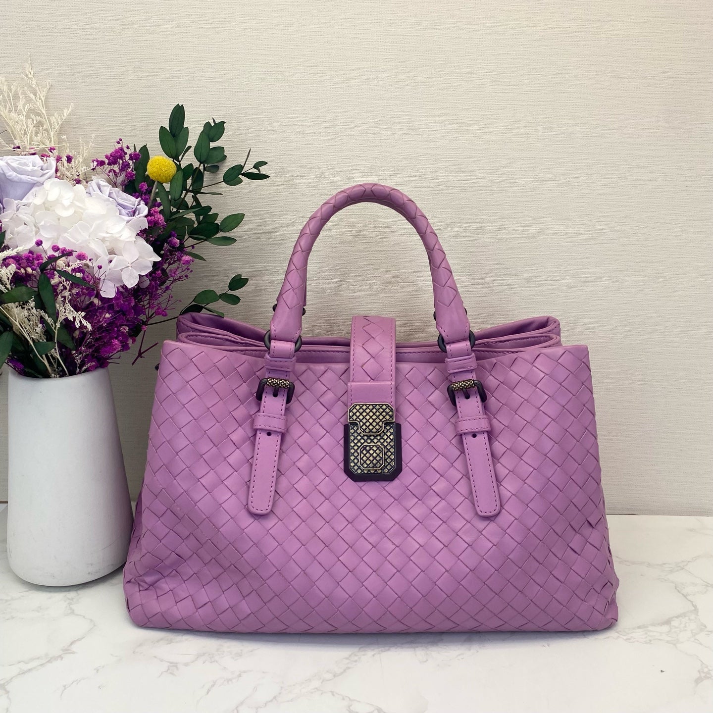Bottega Veneta - Roma - Leather - Purple - (small)