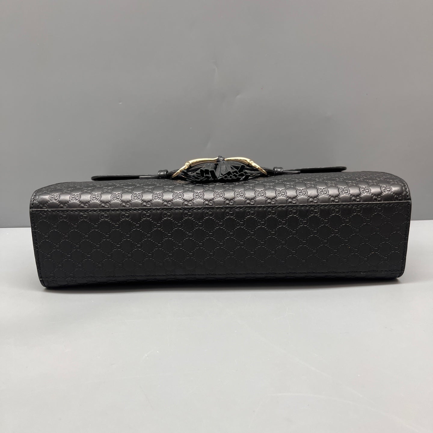 Gucci - Emily Microguccissima Chain Bag - Leather - Black - (Medium)