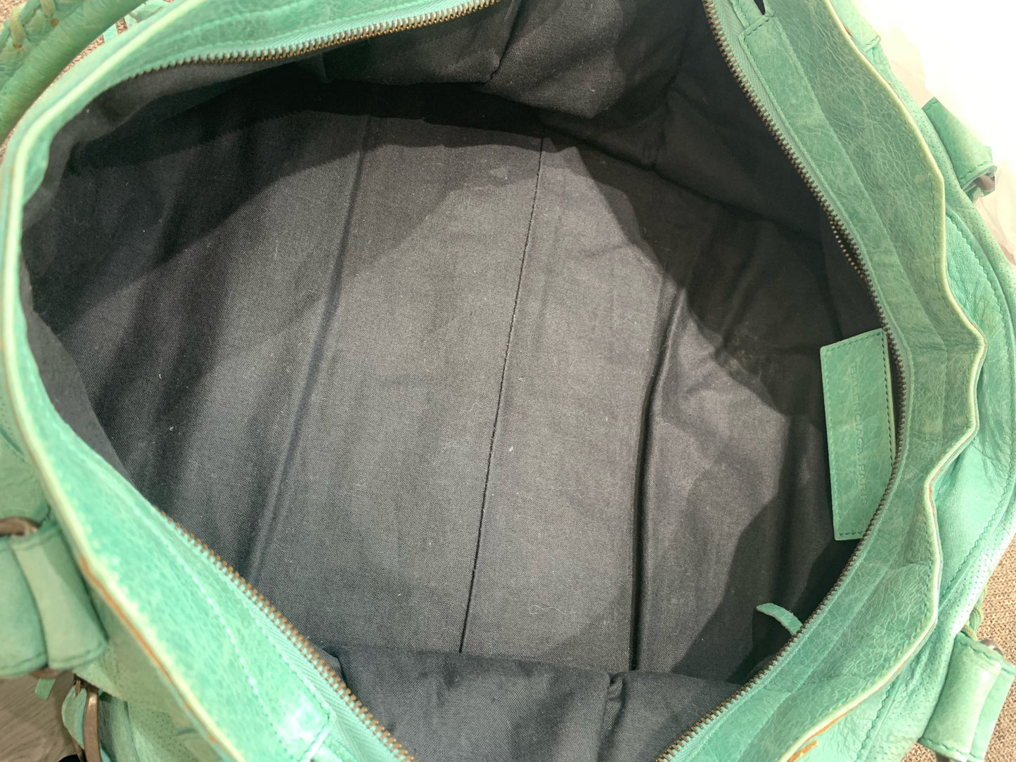 Balenciaga - Motorcycle Tube Bag - Leather - Green - (large)