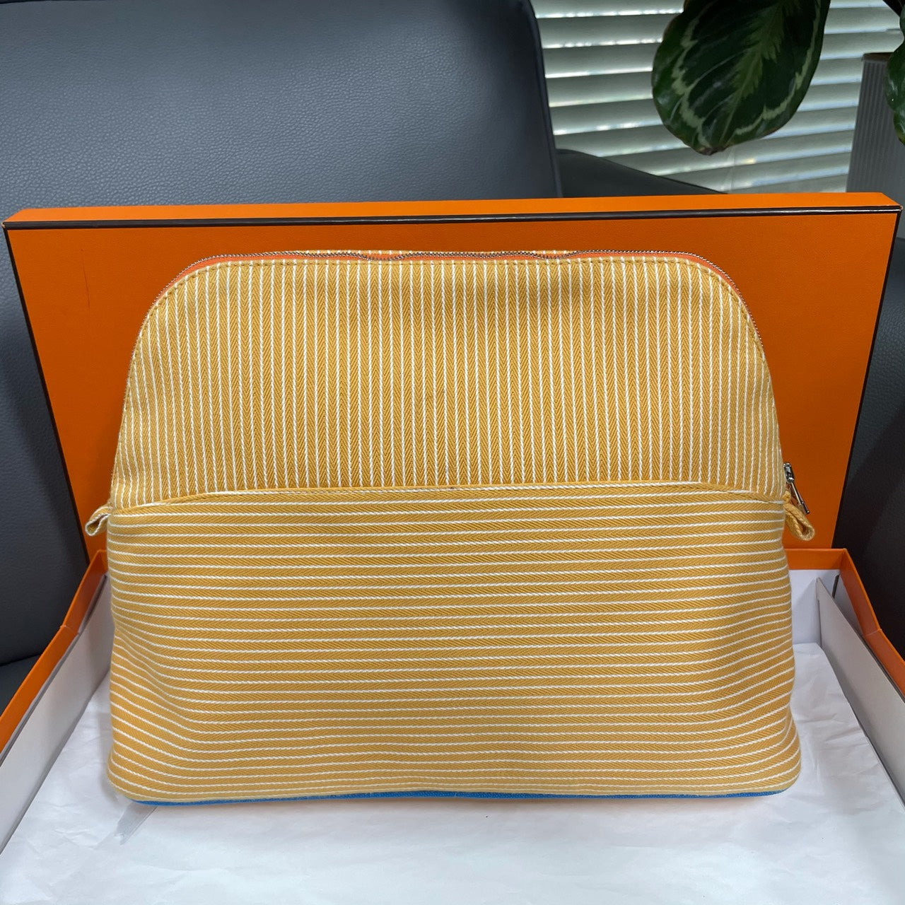 Hermès - Passe - Cotton and Canvas - Yellow - (medium)