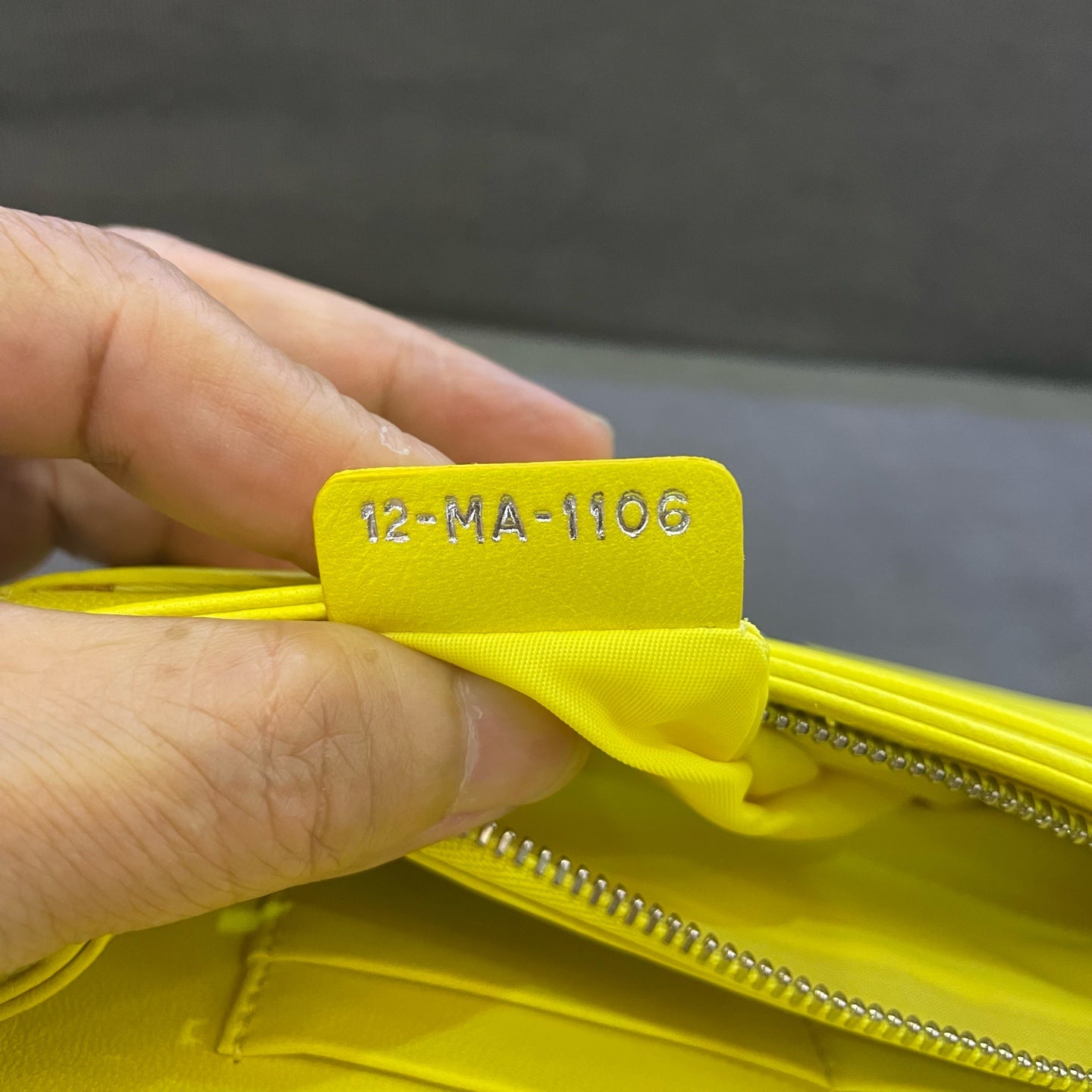 Dior - Lady Dior Wallet on Chain - Lambskin leather - Yellow - (mini)