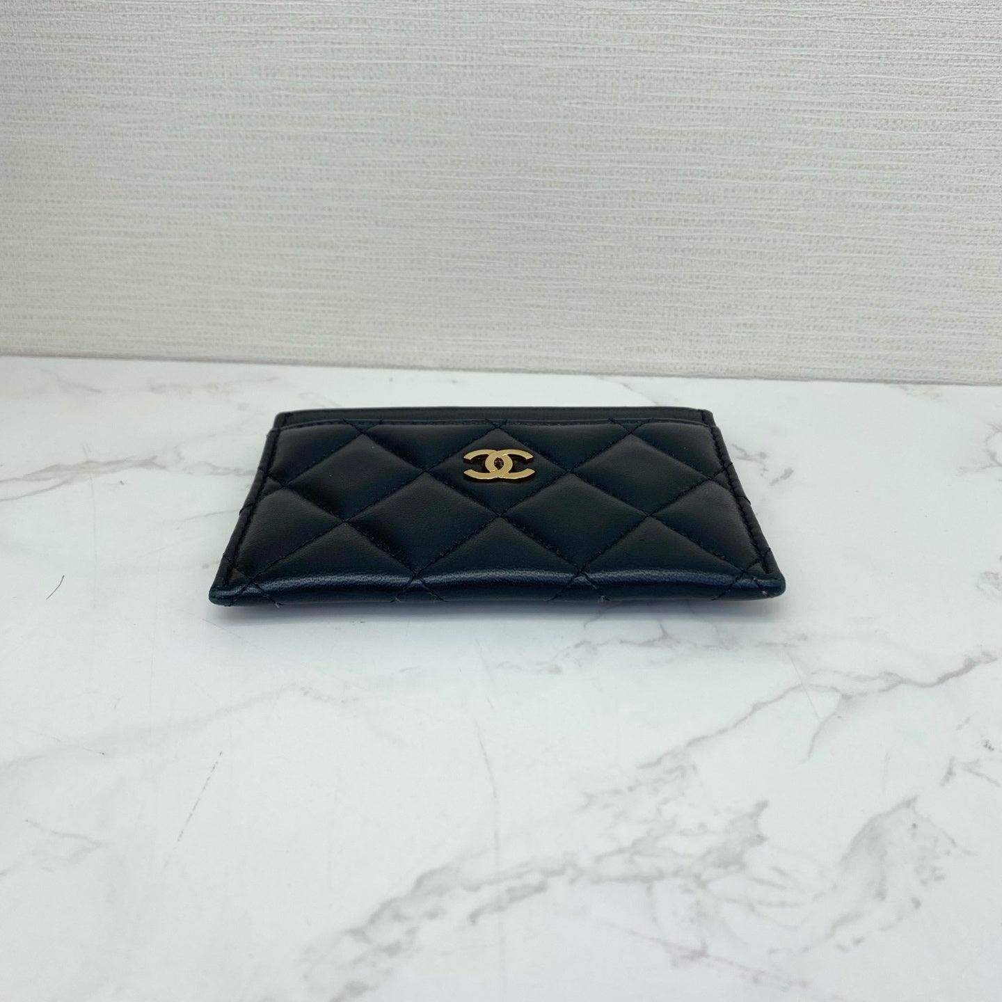 Chanel - Classic Flap Cardholder - Lambskin leather - Black - (small)