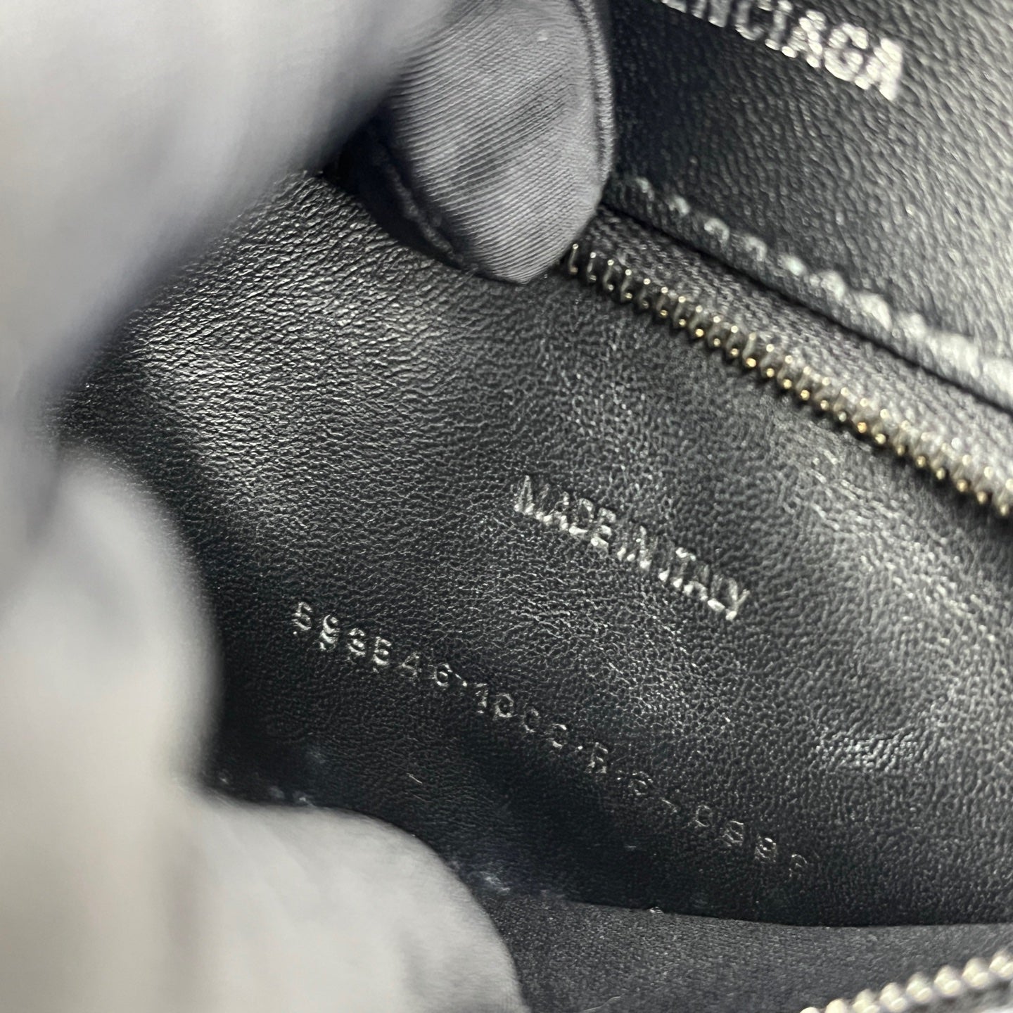 Balenciaga - Hourglass Bag - Leather - Black - (Small)
