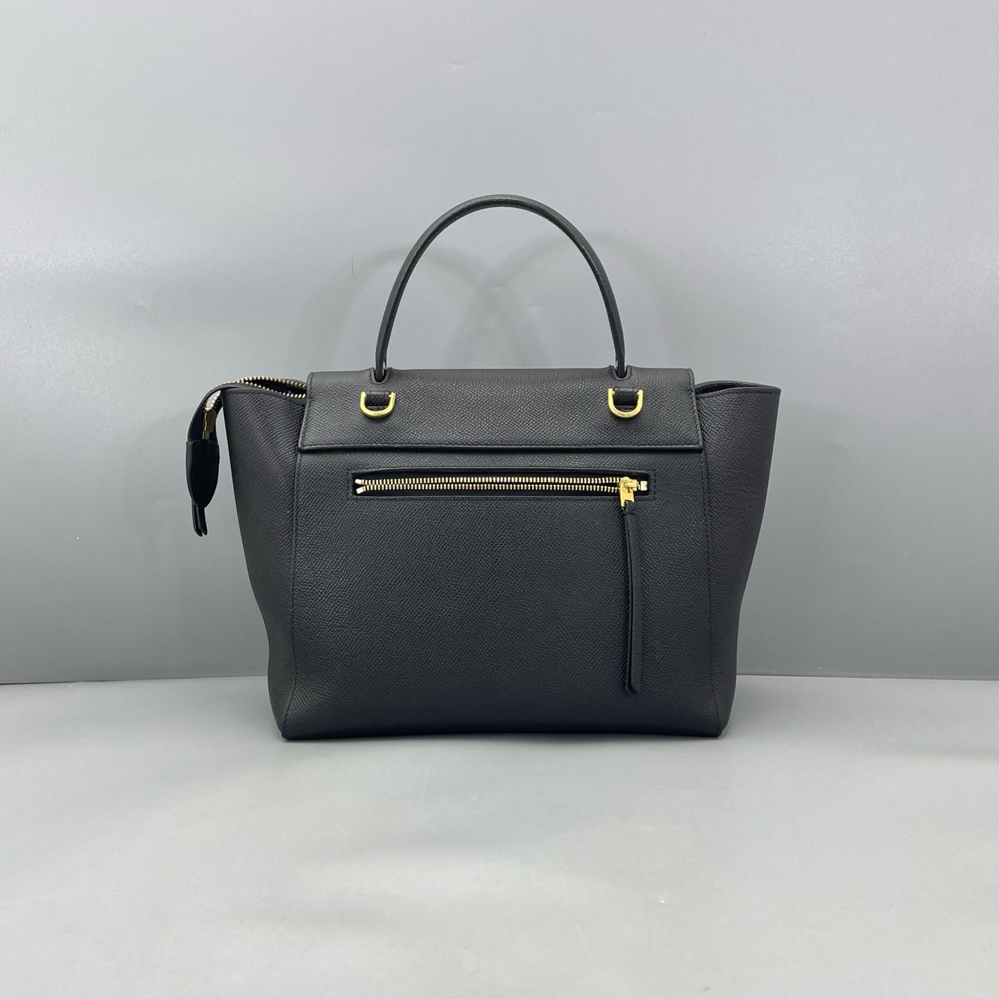 Celine - Belt Bag - Grained calfskin leather - Black - (small)