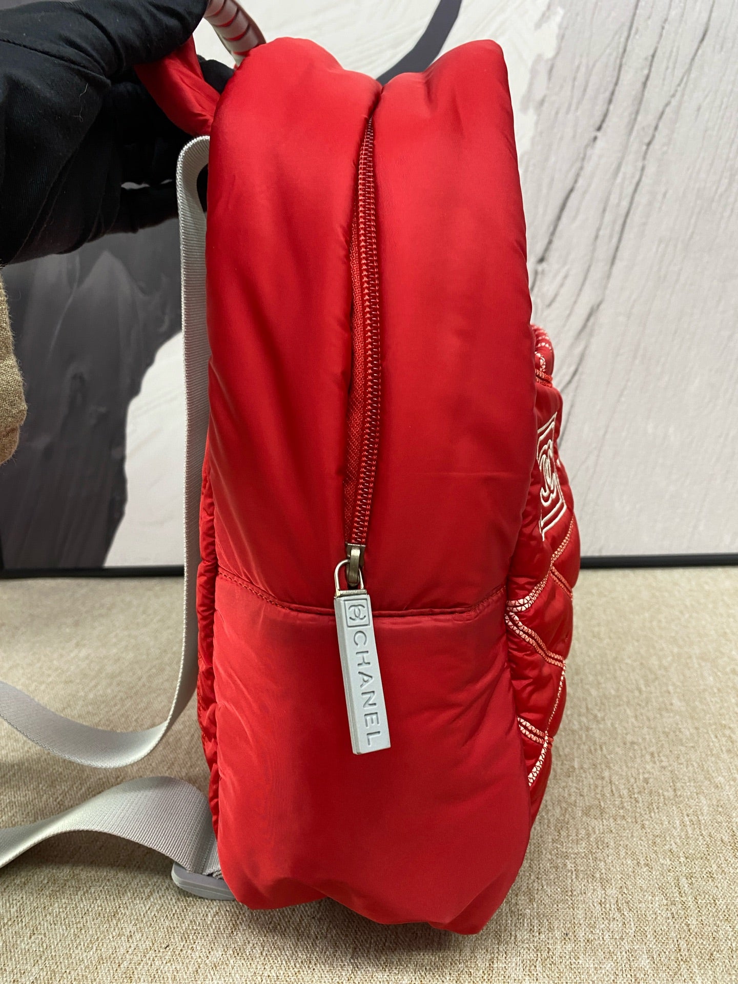 Chanel - Puffer Sports Series Backpack - Polyamide - Red - (Medium)