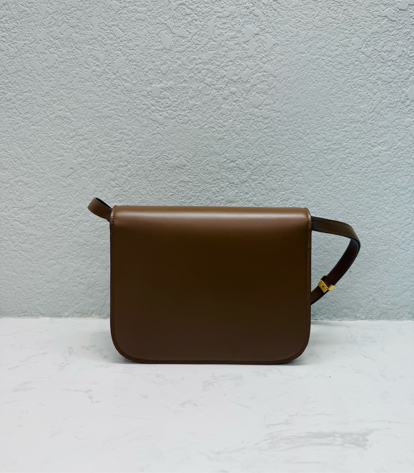Celine - Classic Box Bag - Leather - Brown - (medium)