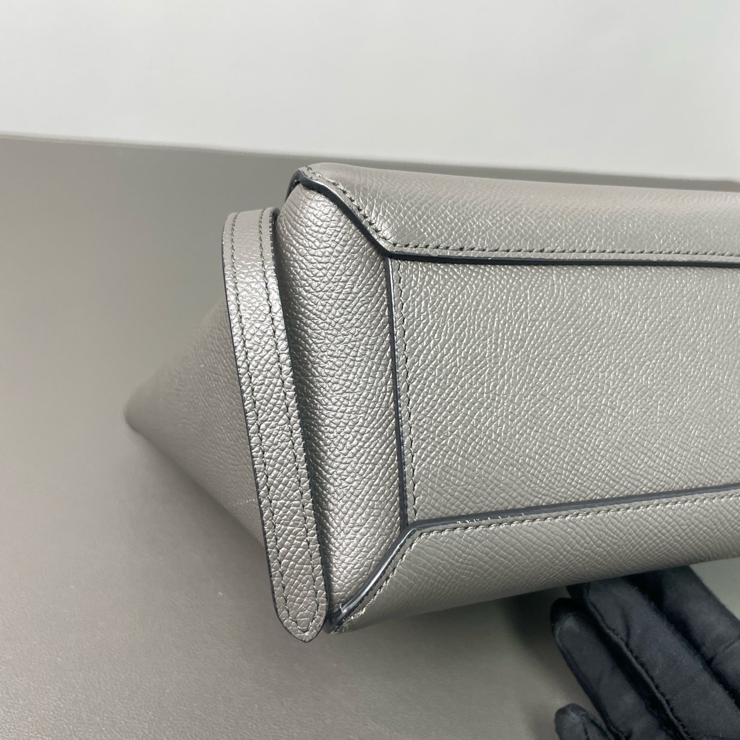 Celine - Belt Bag - Grained calfskin leather - Elephant Grey - (Mini)