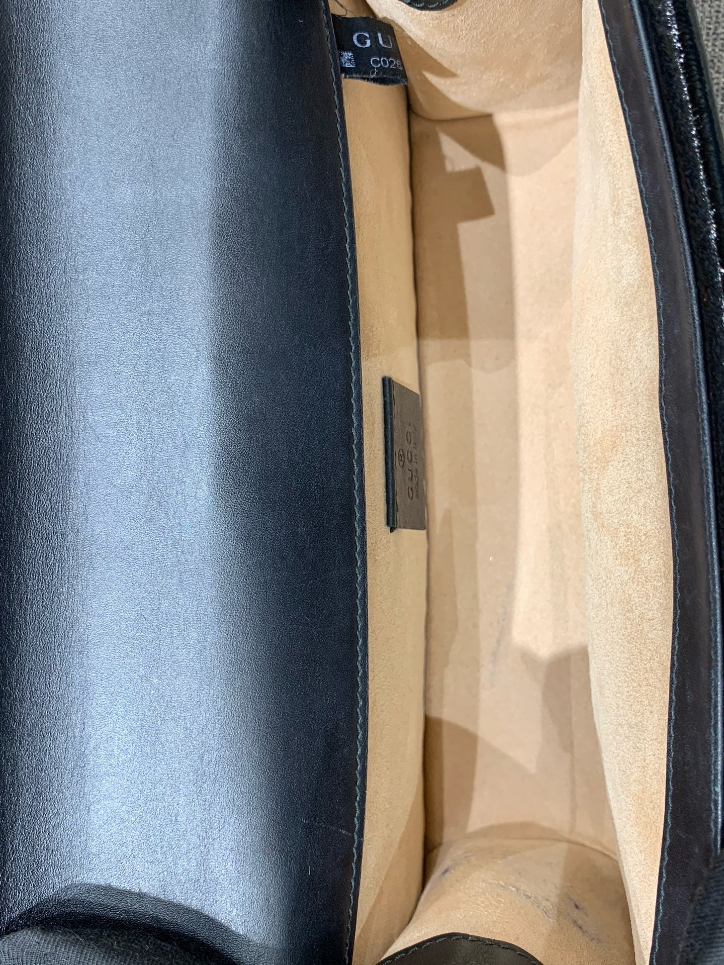 Gucci - Dionysus - Velvet with leather trim - Navy blue with metallic gold accents - (Small)