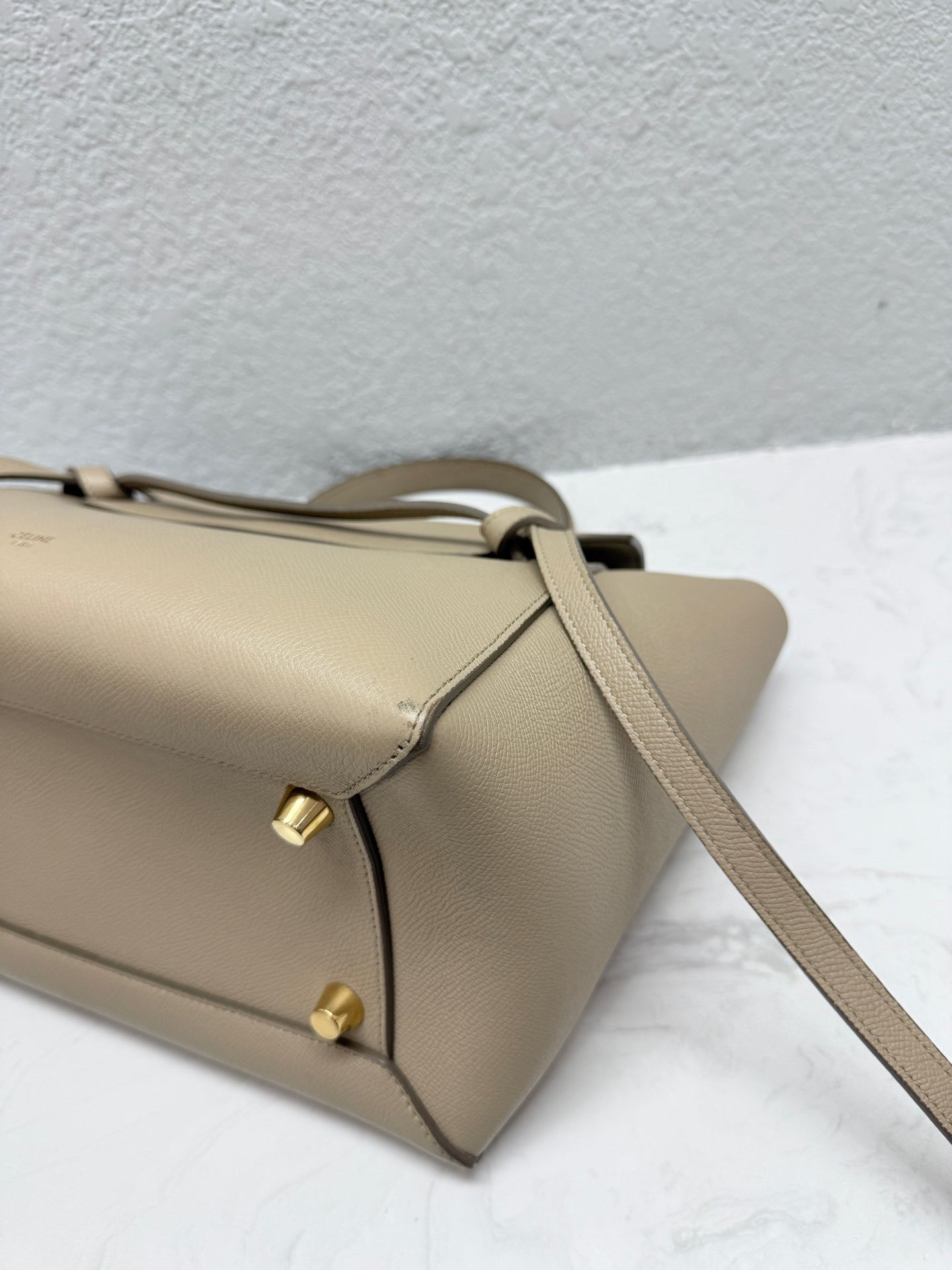 Celine - Belt Bag - Grained calfskin leather - Beige - (medium)